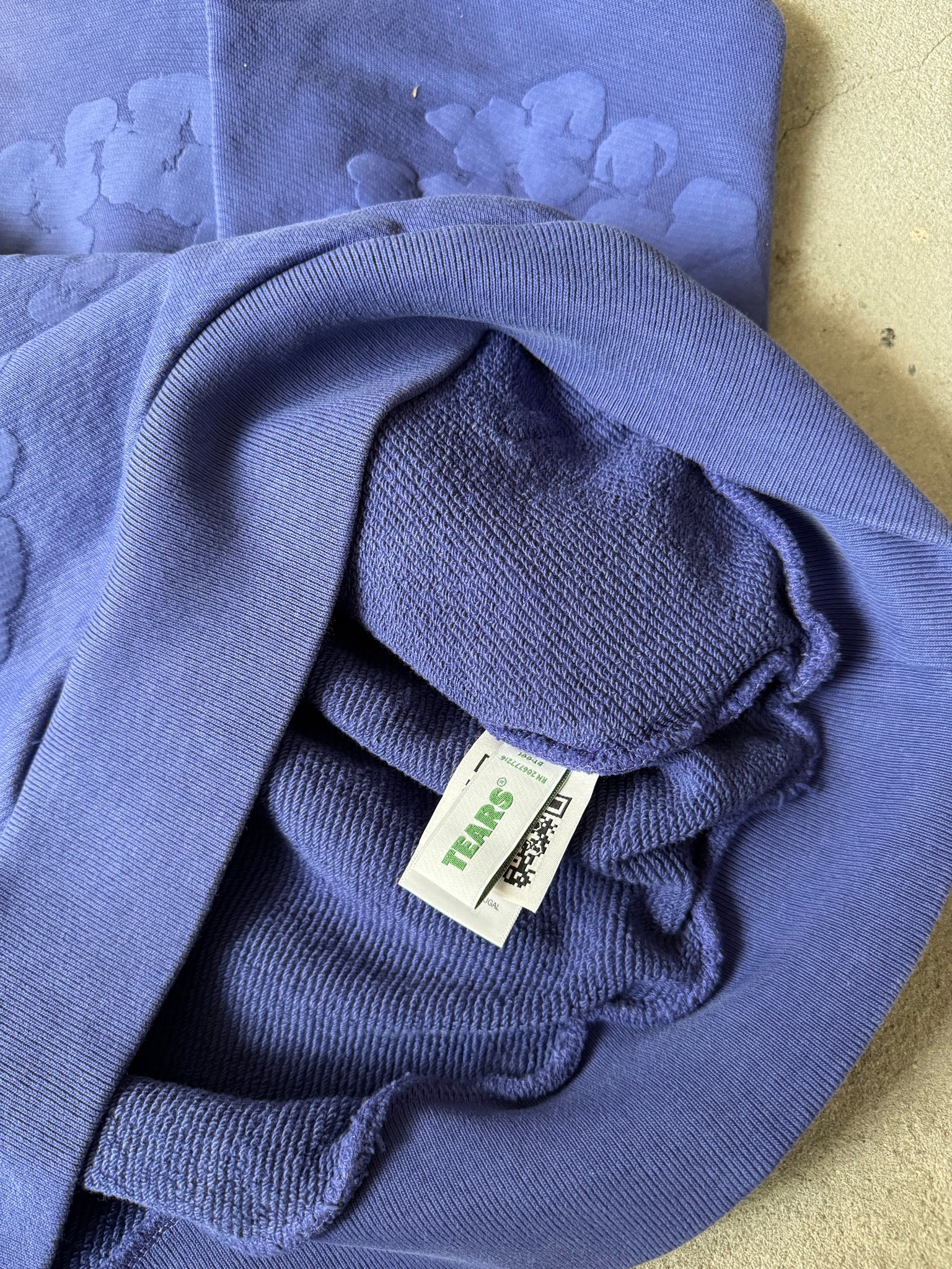 Denim Tears Mono Cotton Wreath Hoodie Navy