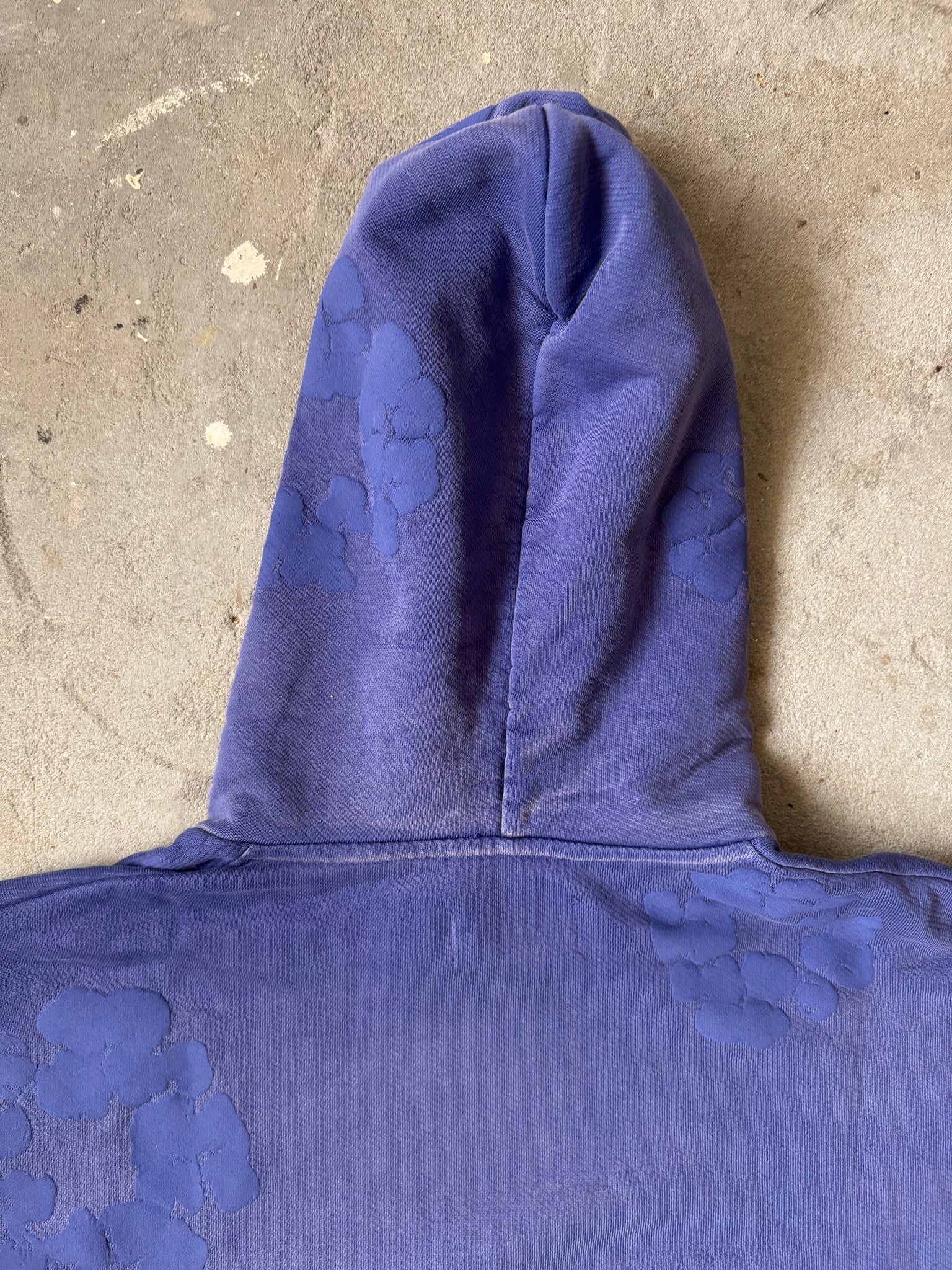 Denim Tears Mono Cotton Wreath Hoodie Navy
