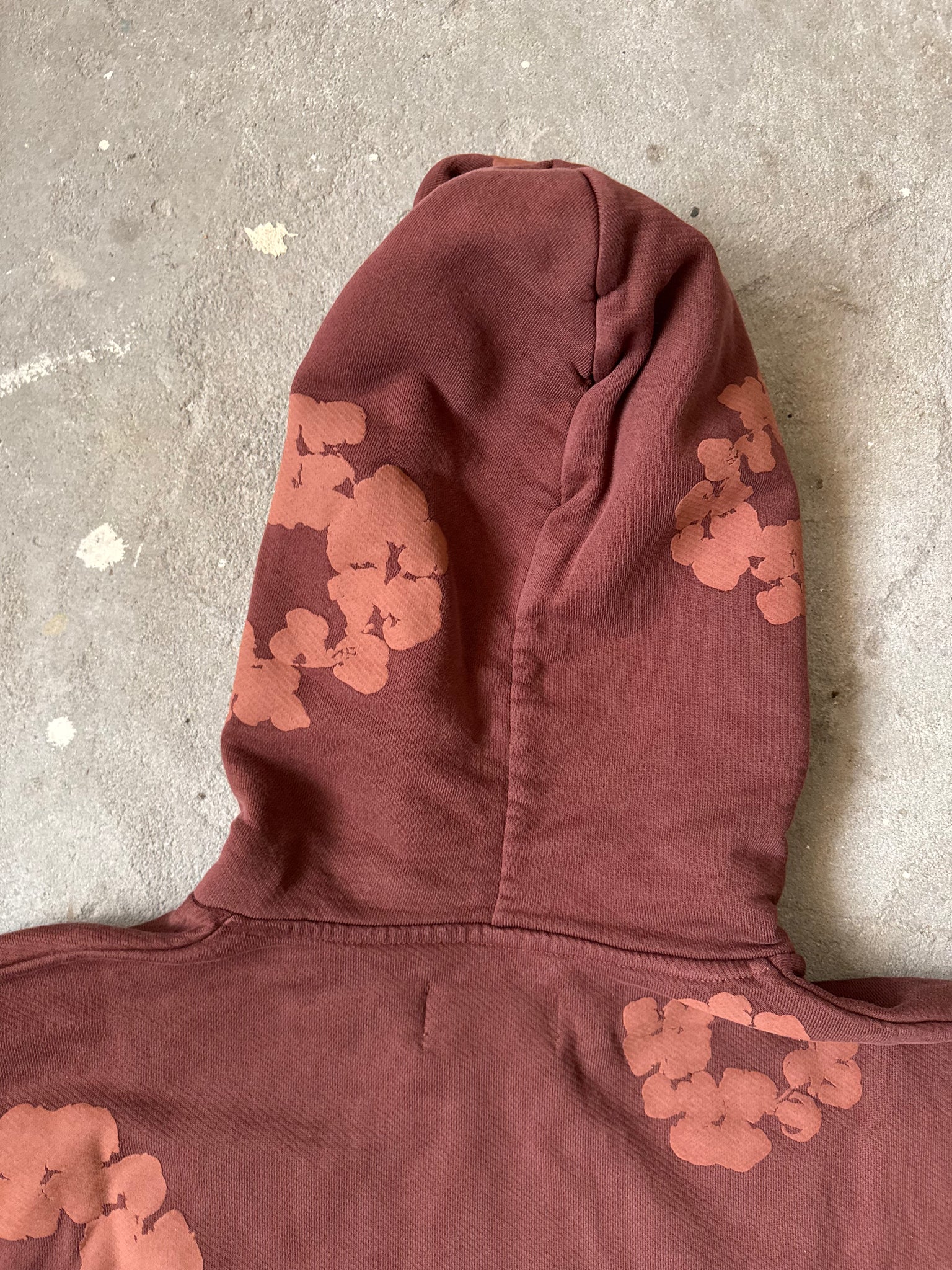 Denim Tears Mono Cotton Wreath Hoodie Brown