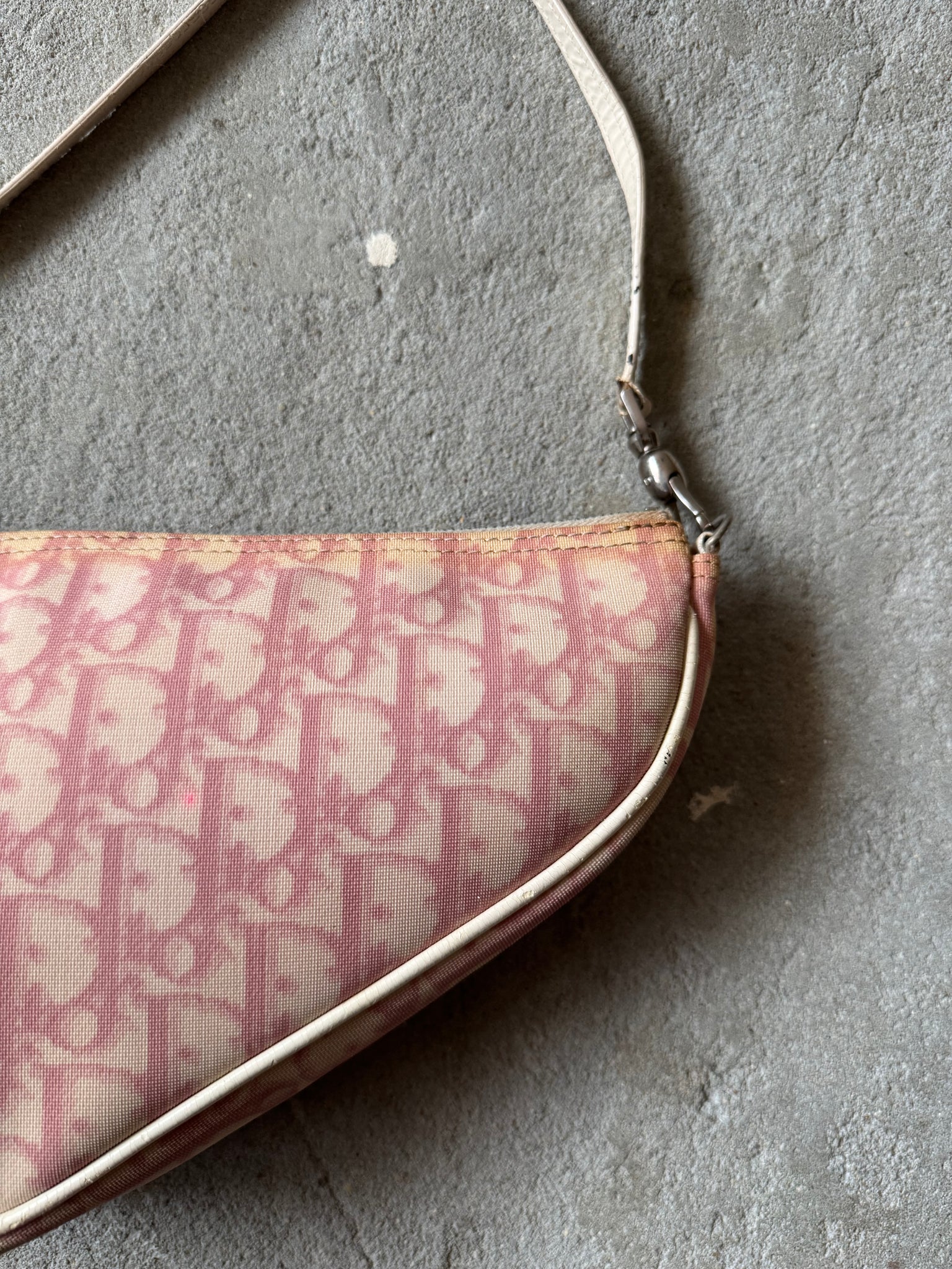 Dior Trotter Saddle Shoulder Bag Pink