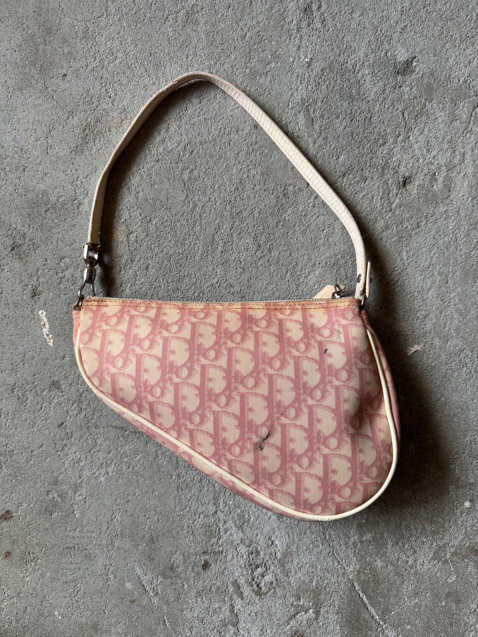 Dior Trotter Saddle Shoulder Bag Pink