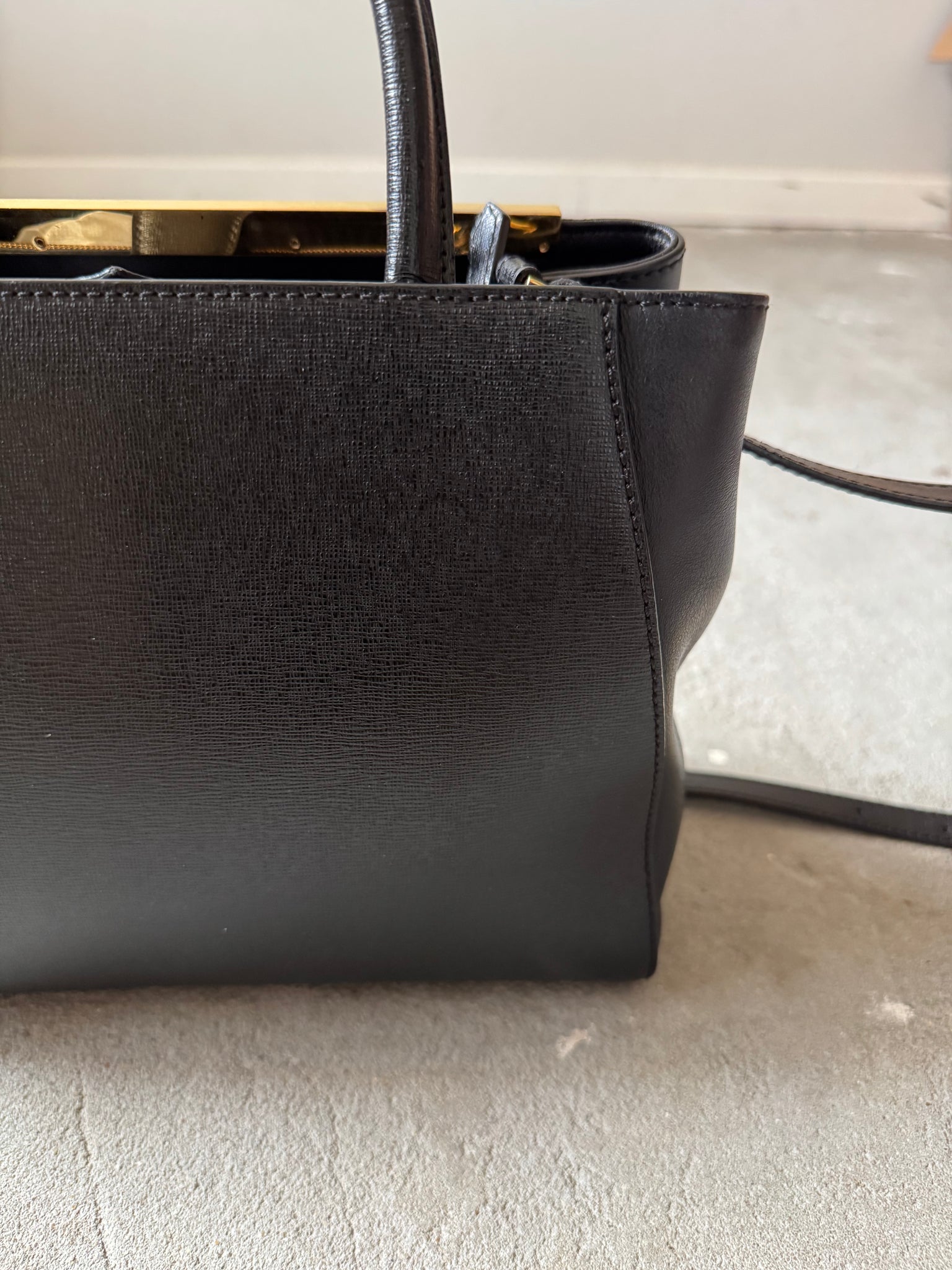 Fendi 2Jours Shoulder Bag Black