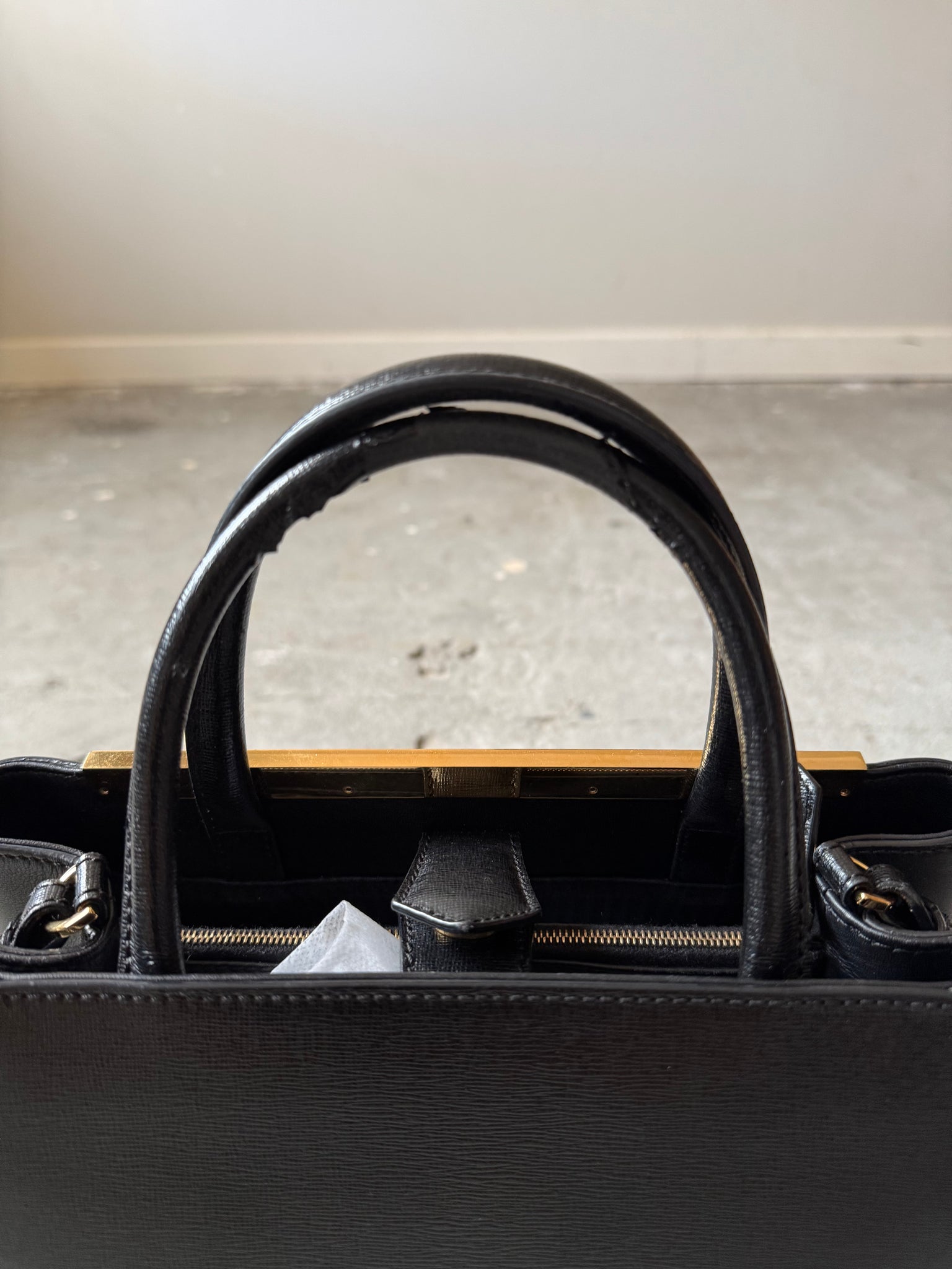 Fendi 2Jours Shoulder Bag Black