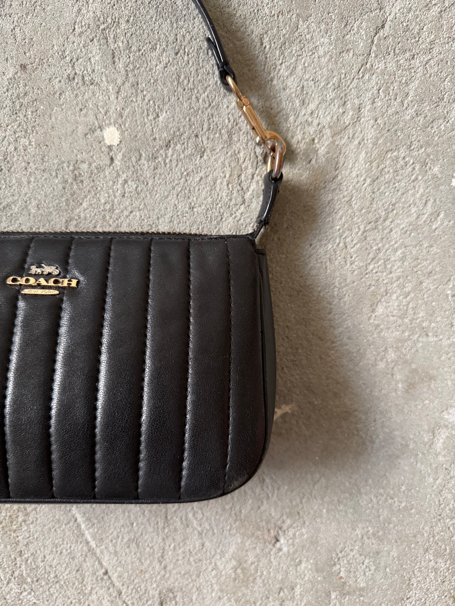 Coach Nolita 19 Quilting Shoulder Bag Black