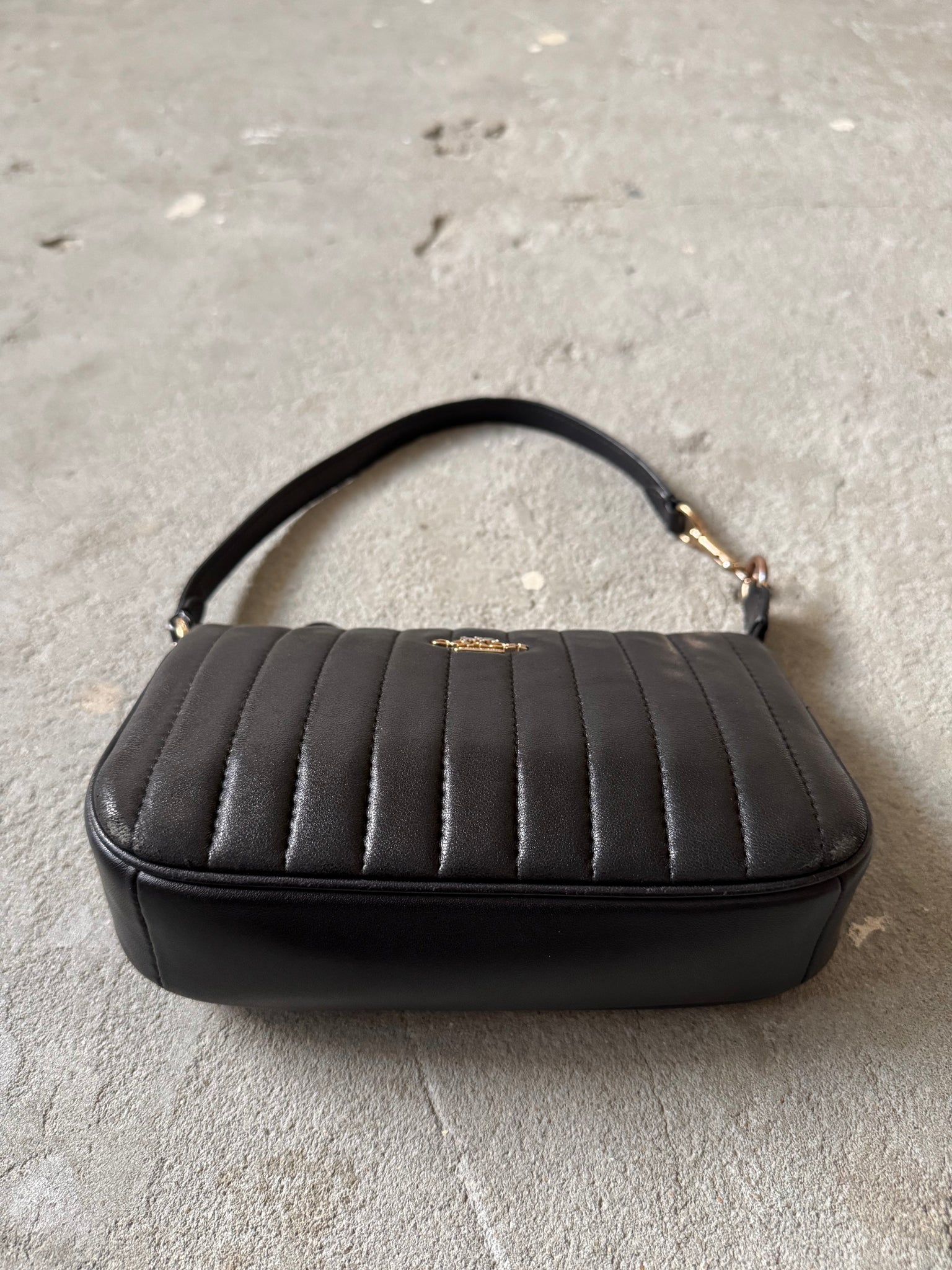 Coach Nolita 19 Quilting Shoulder Bag Black