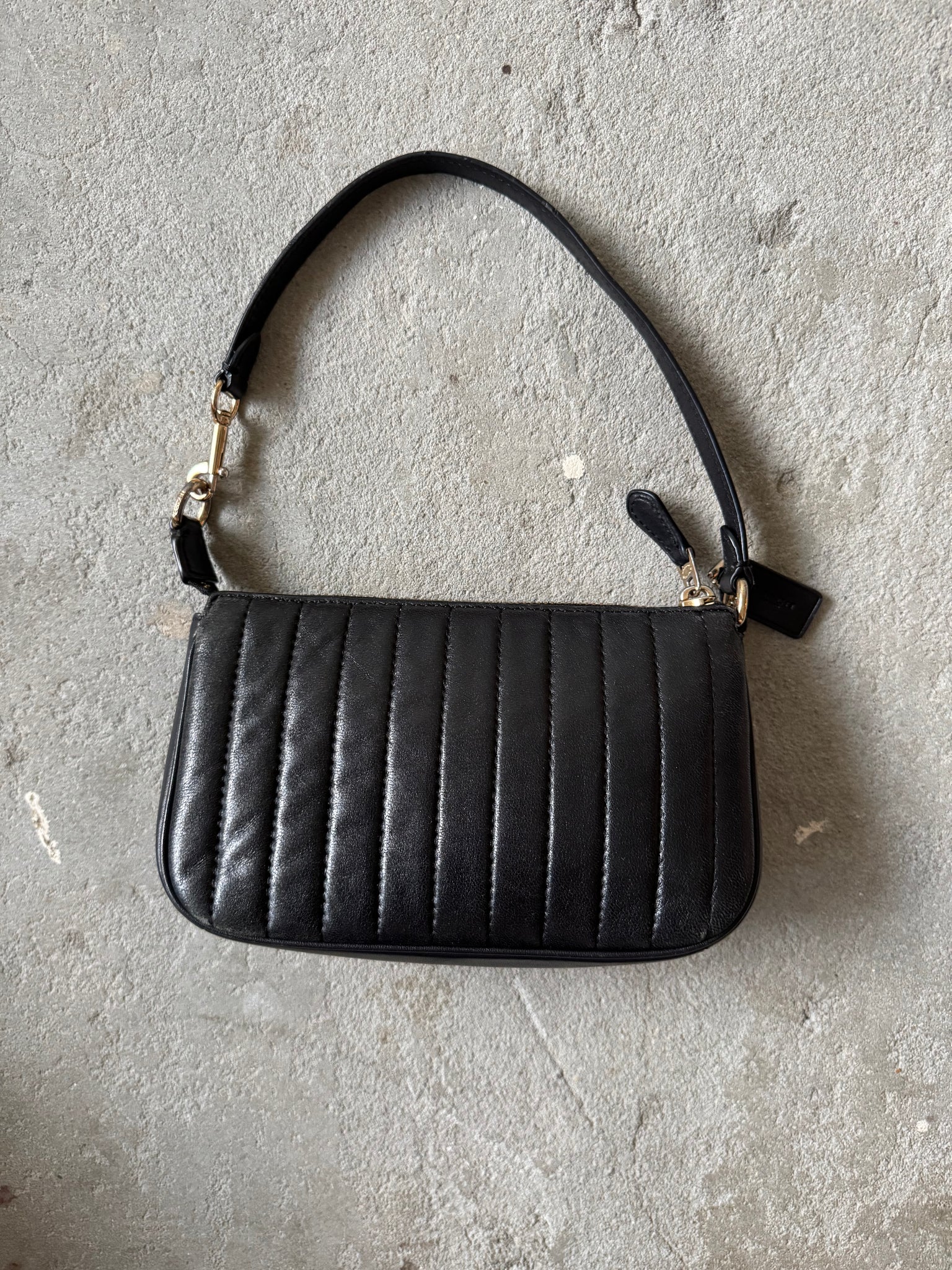 Coach Nolita 19 Quilting Shoulder Bag Black