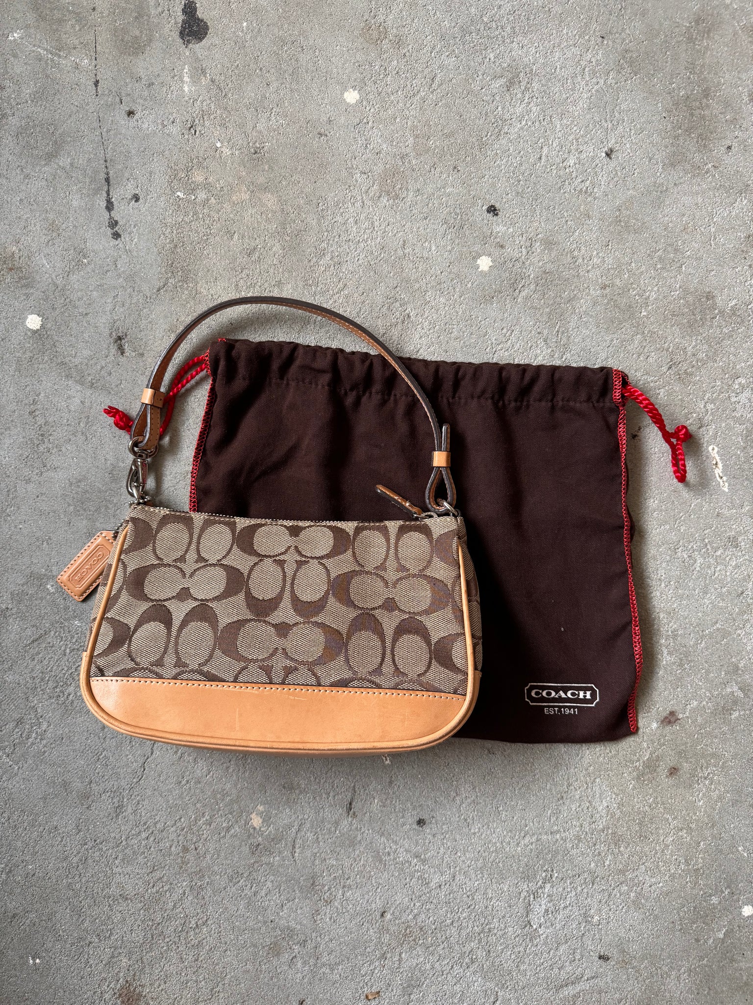 Coach Y2K Demi Shoulder Bag Tan