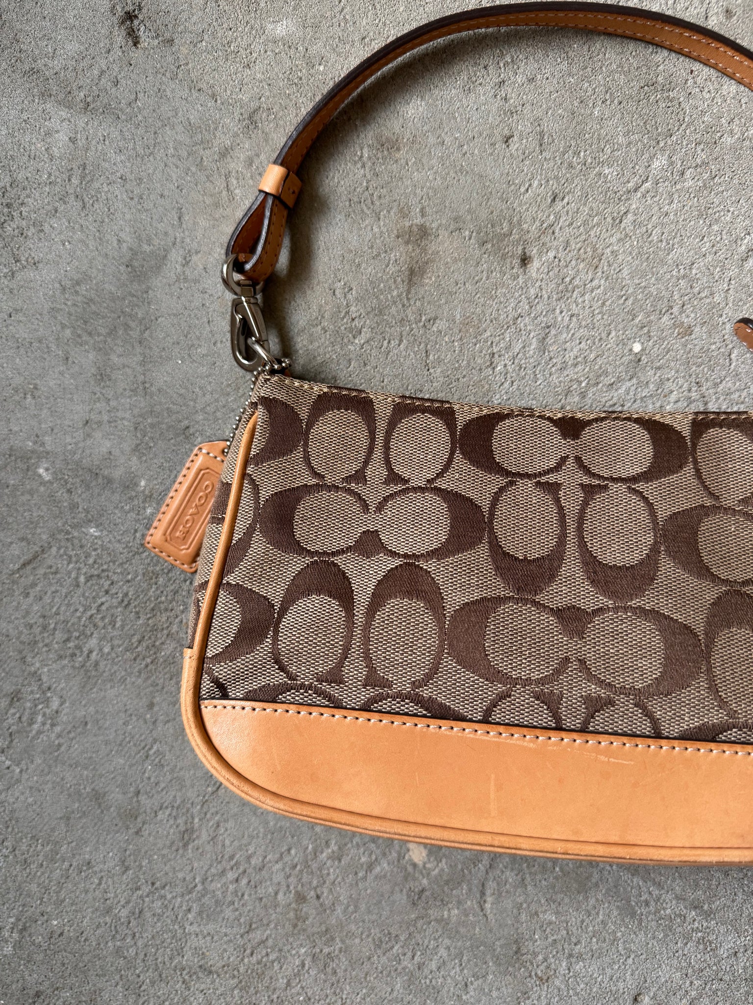 Coach Y2K Demi Shoulder Bag Tan