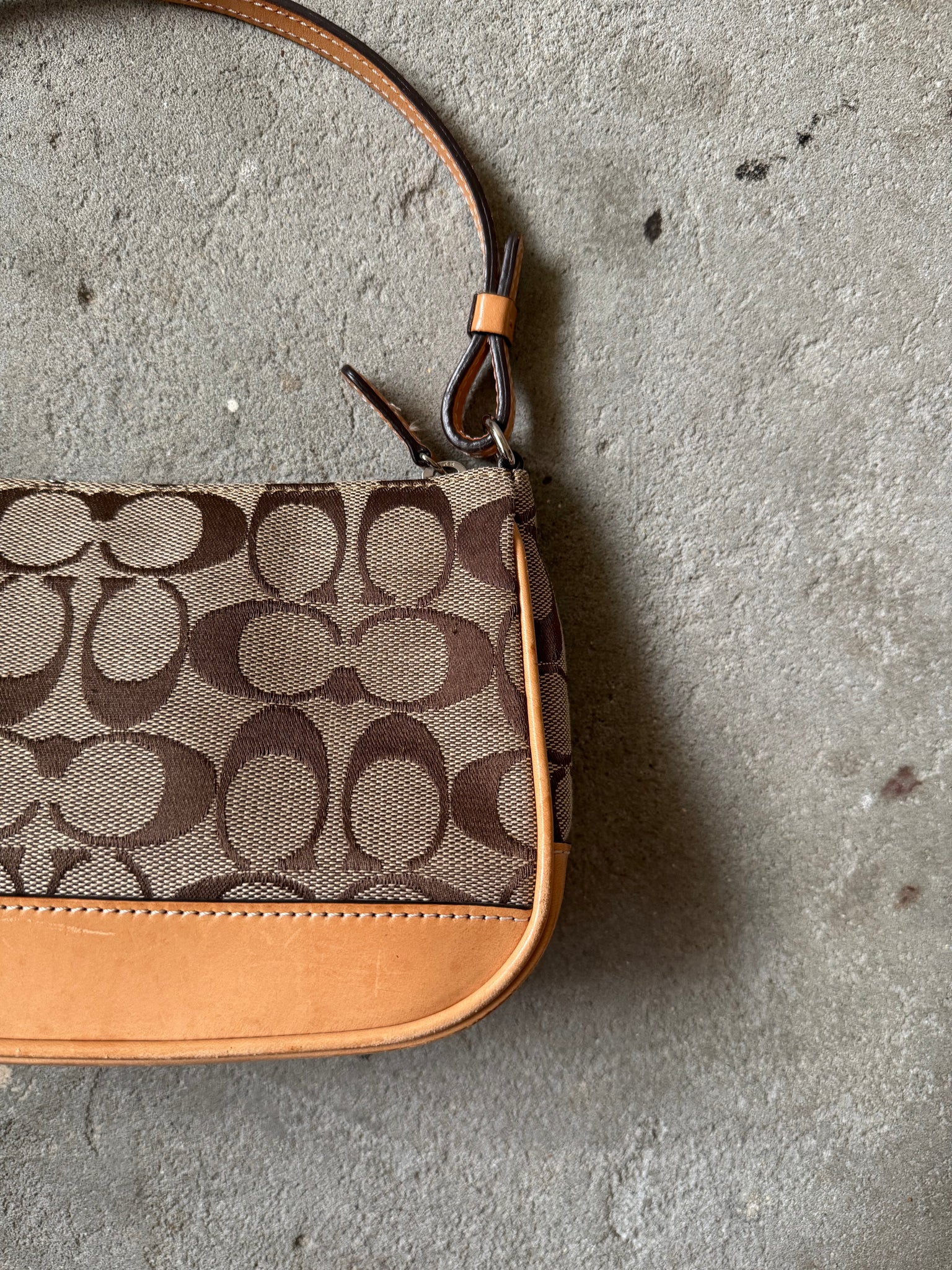 Coach Y2K Demi Shoulder Bag Tan