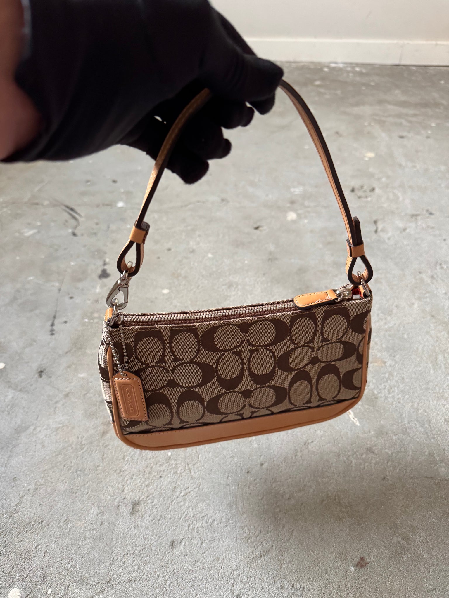 Coach Y2K Demi Shoulder Bag Tan