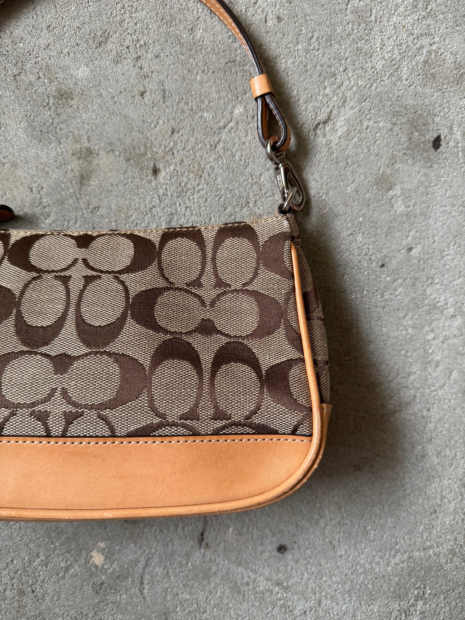 Coach Y2K Demi Shoulder Bag Tan