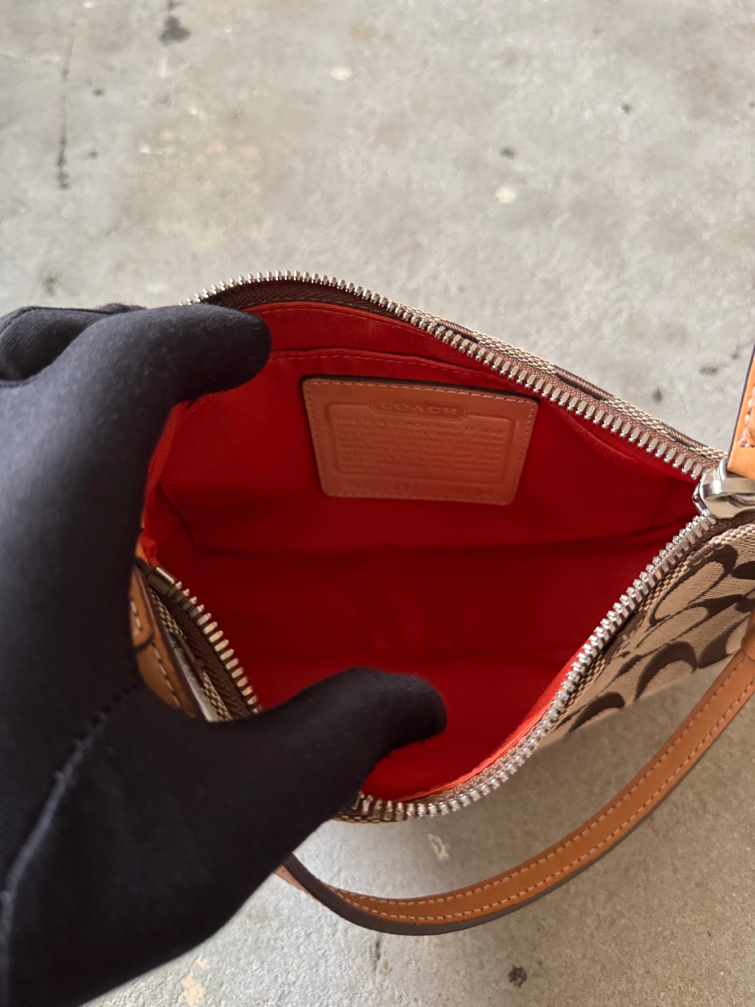 Coach Y2K Demi Shoulder Bag Tan