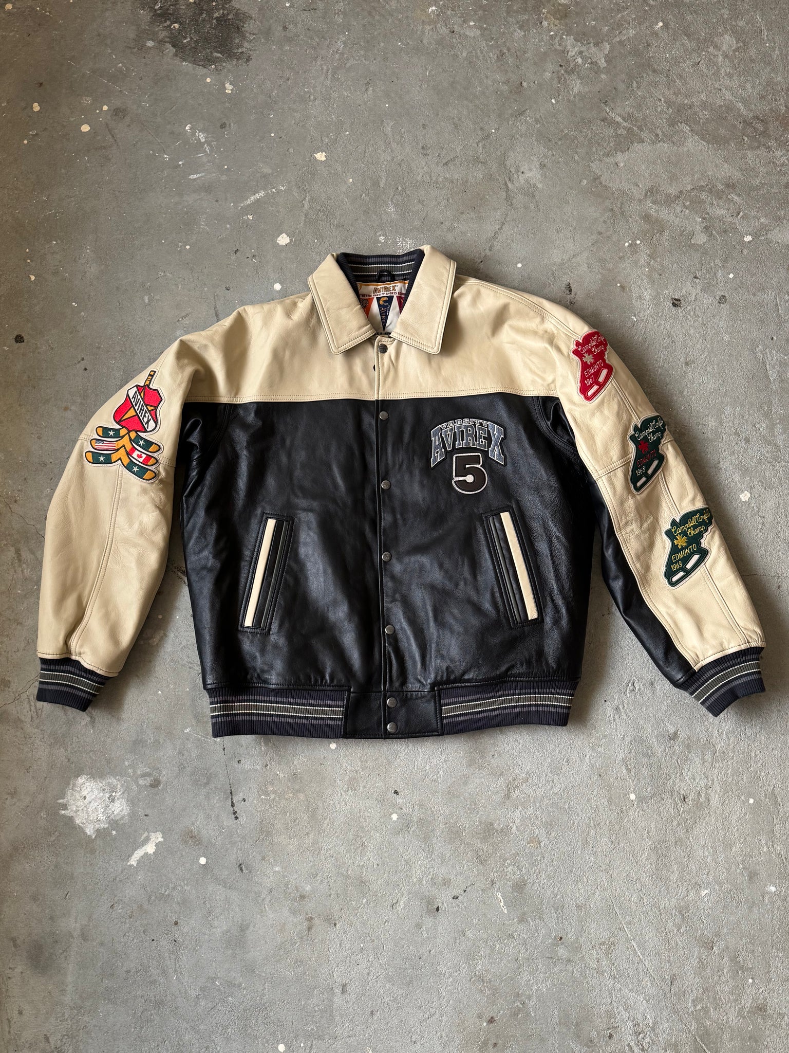 Avirex NorthWest Wild Bears Stadium Varsity Jacket