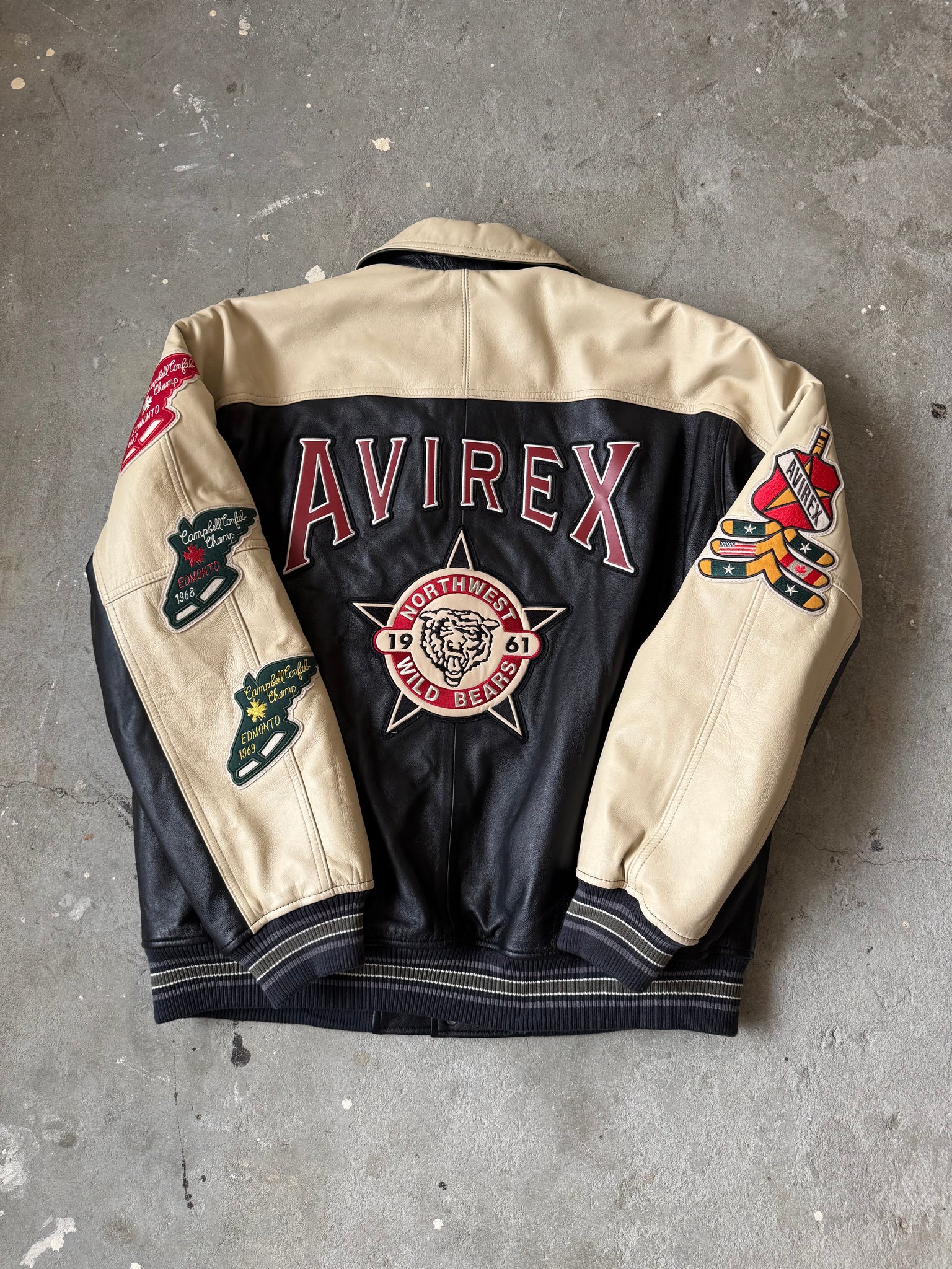 Avirex NorthWest Wild Bears Stadium Varsity Jacket
