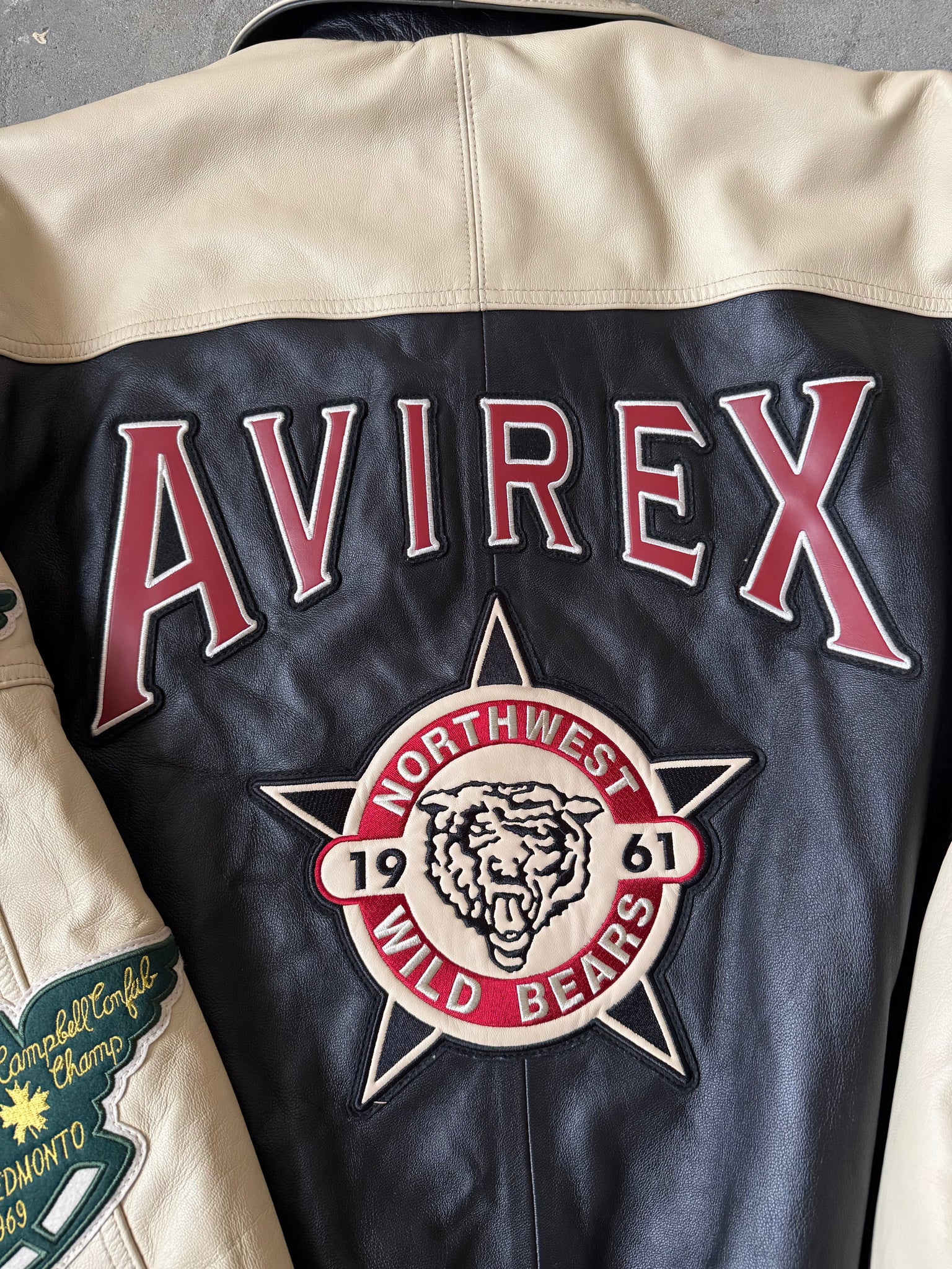 Avirex NorthWest Wild Bears Stadium Varsity Jacket