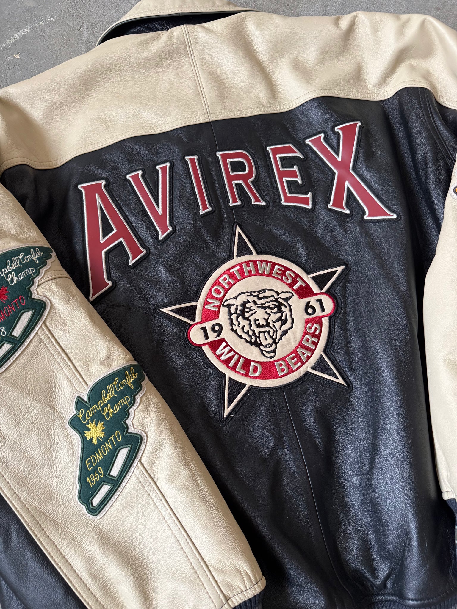 Avirex NorthWest Wild Bears Stadium Varsity Jacket
