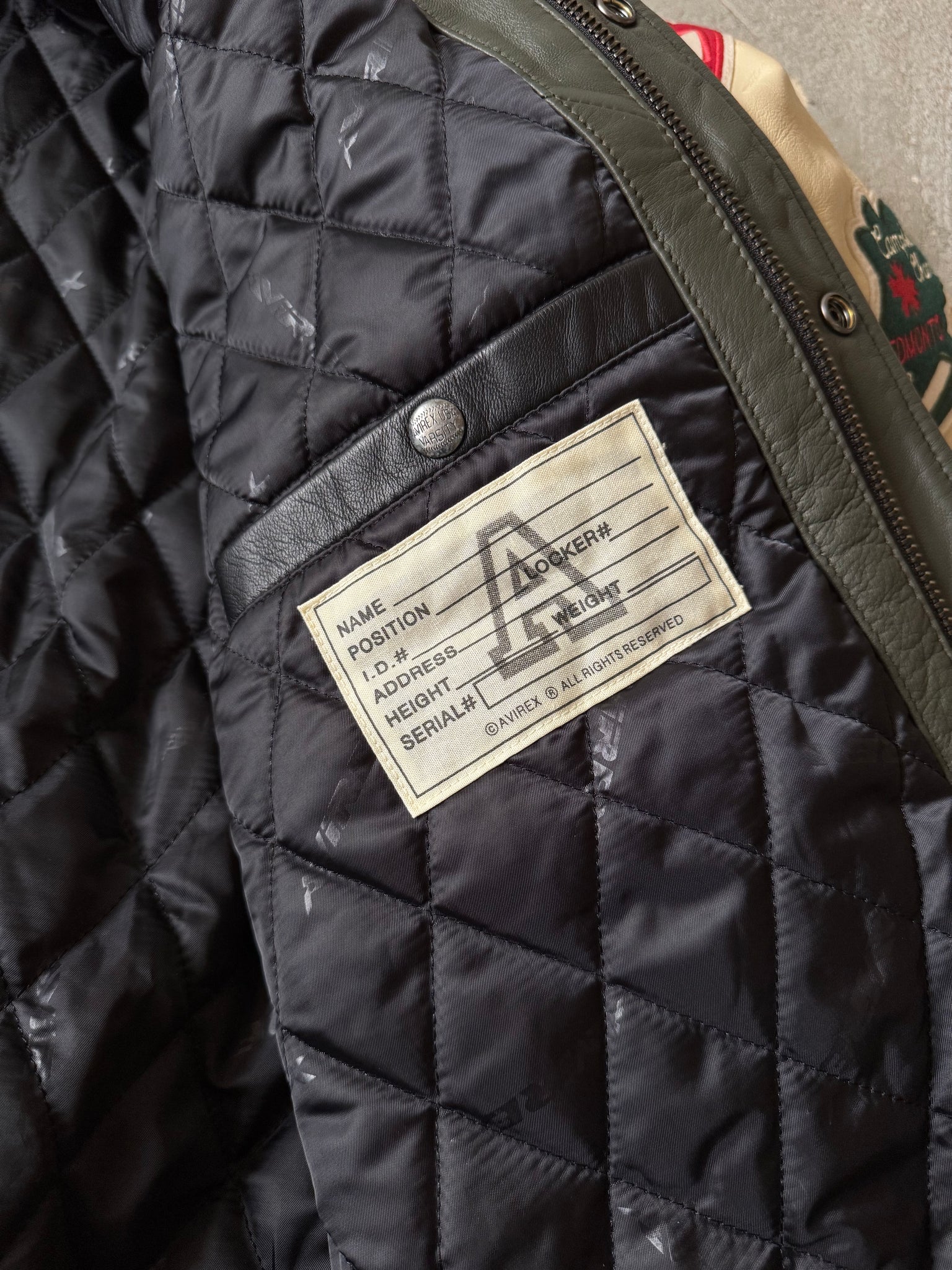 Avirex NorthWest Wild Bears Stadium Varsity Jacket