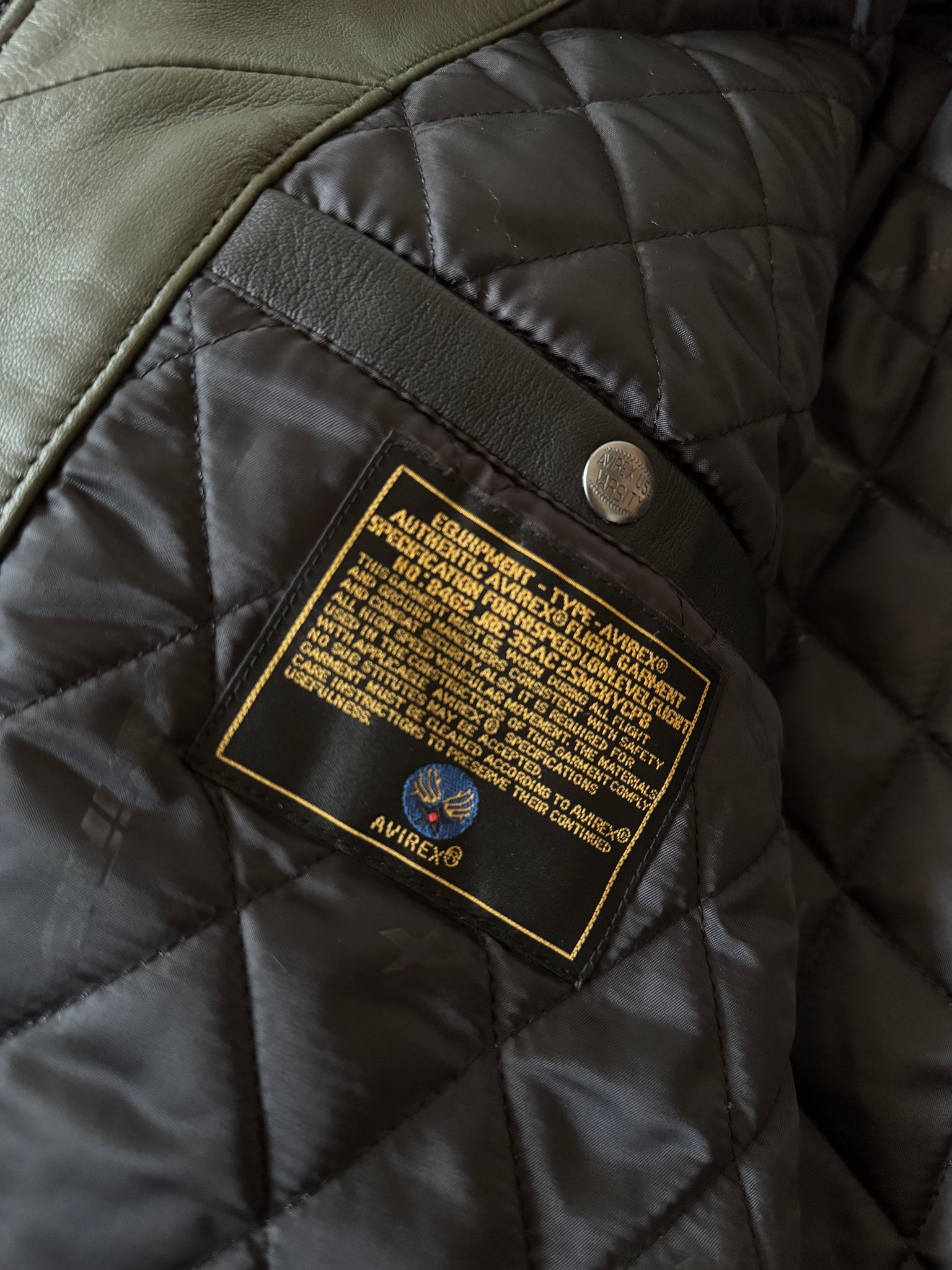 Avirex NorthWest Wild Bears Stadium Varsity Jacket