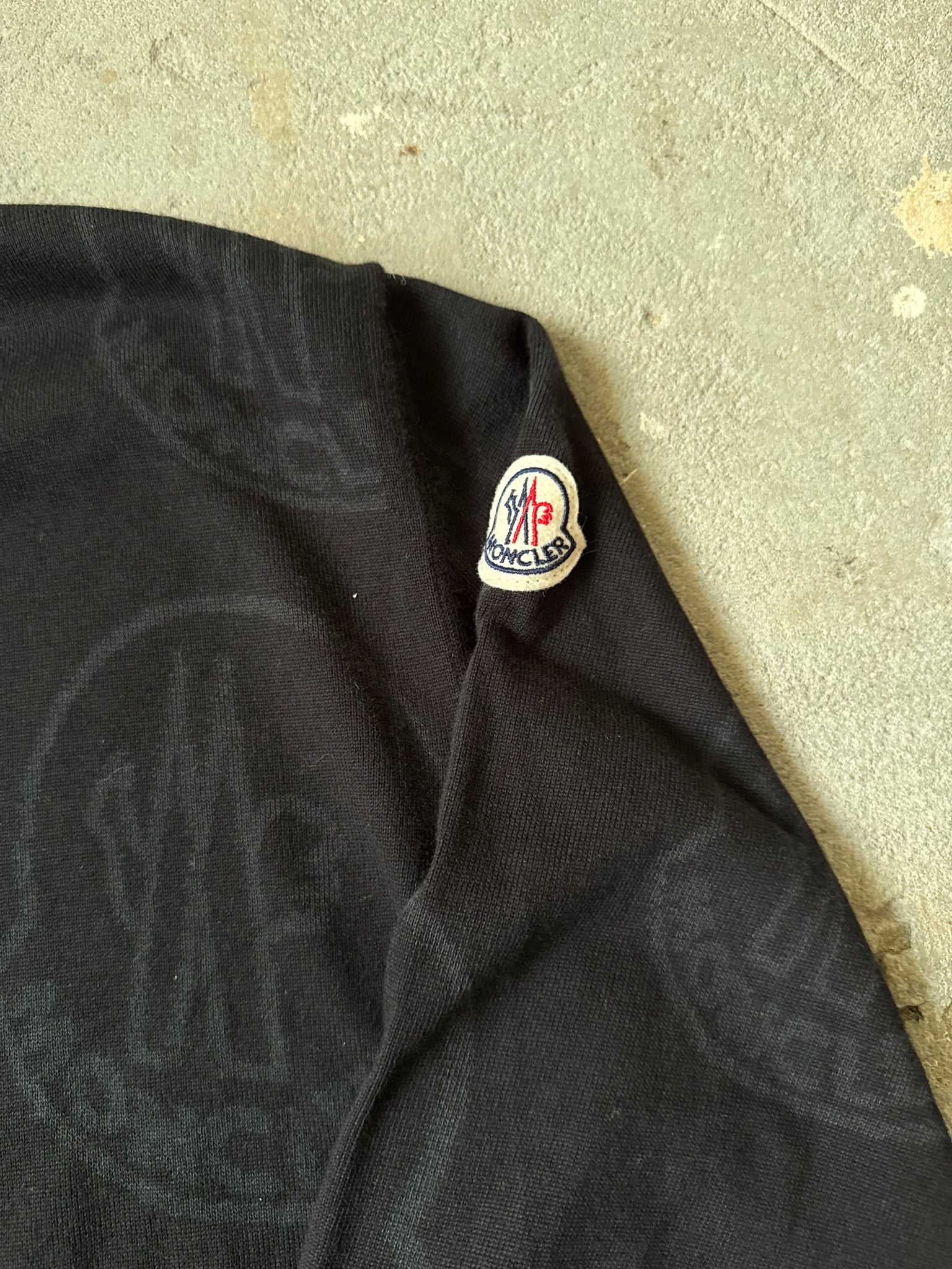 Moncler Logo Sweater Black