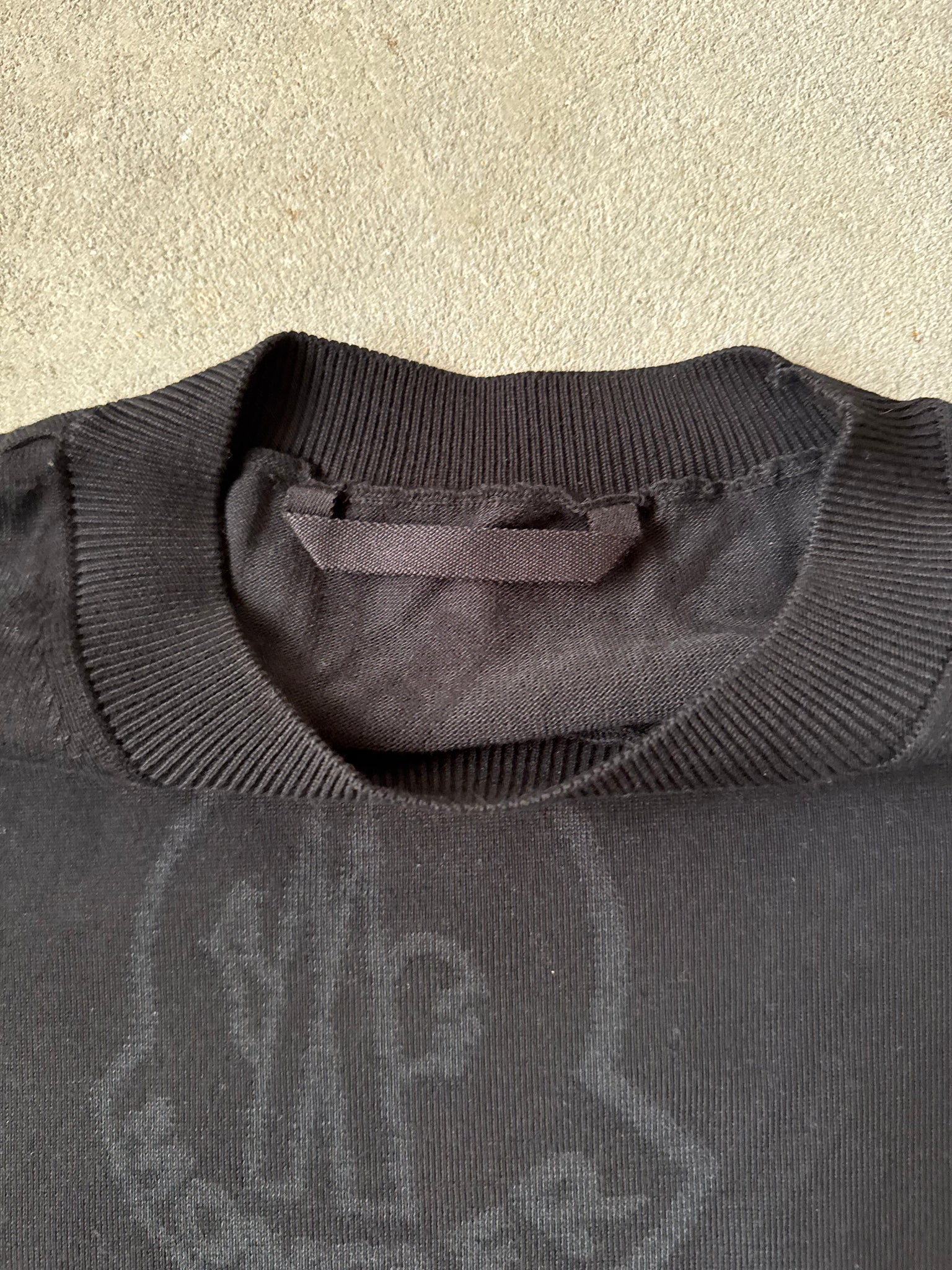 Moncler Logo Sweater Black