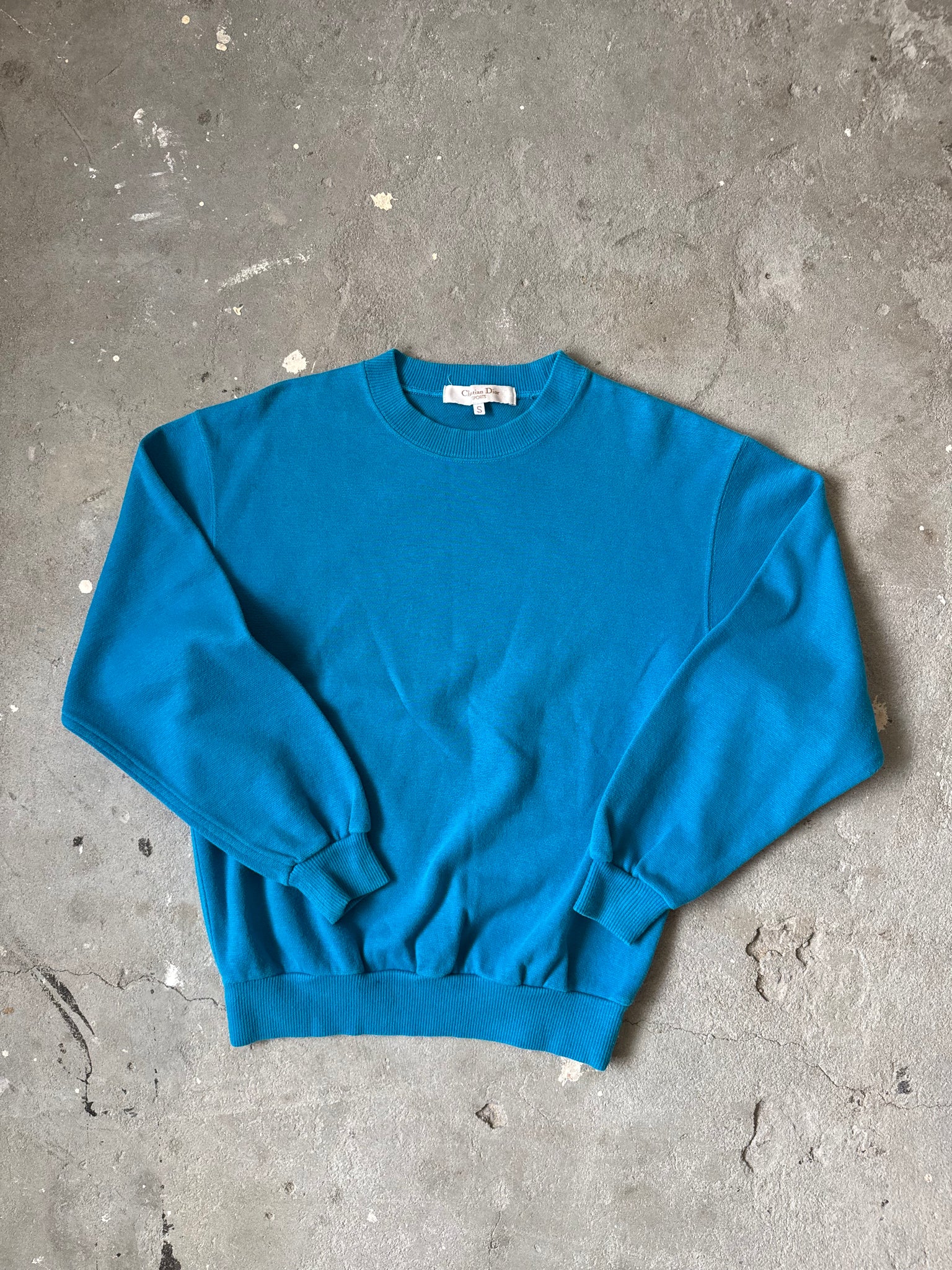 Christian Dior Logo Sweater Blue