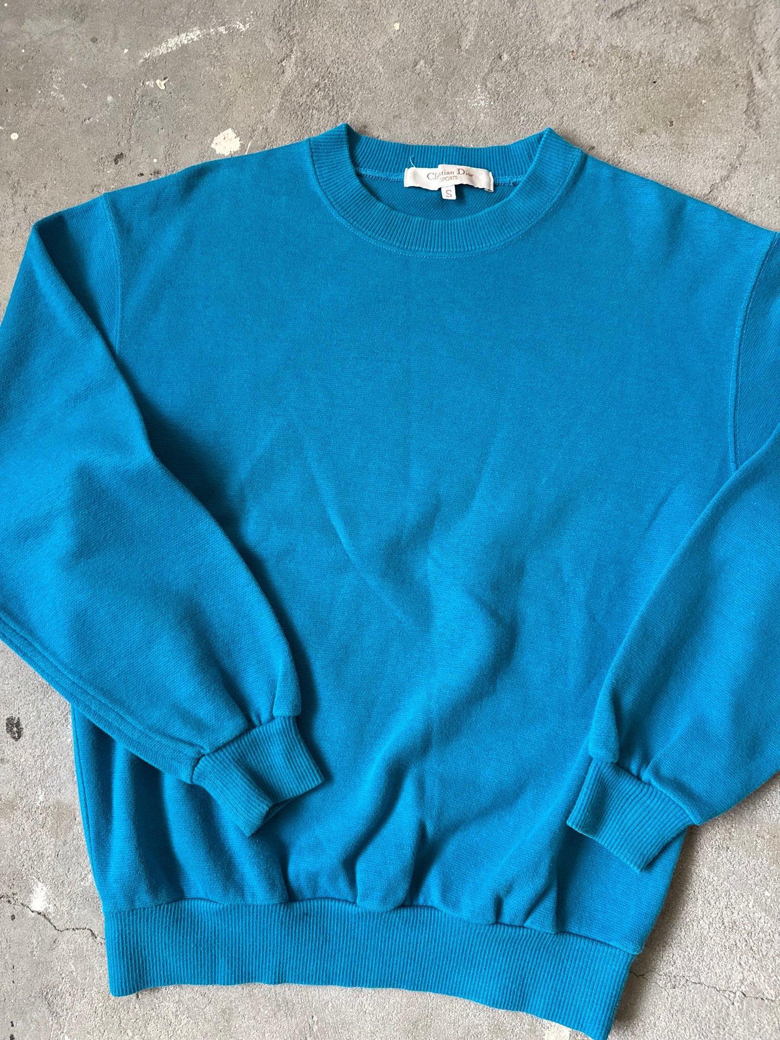 Christian Dior Logo Sweater Blue