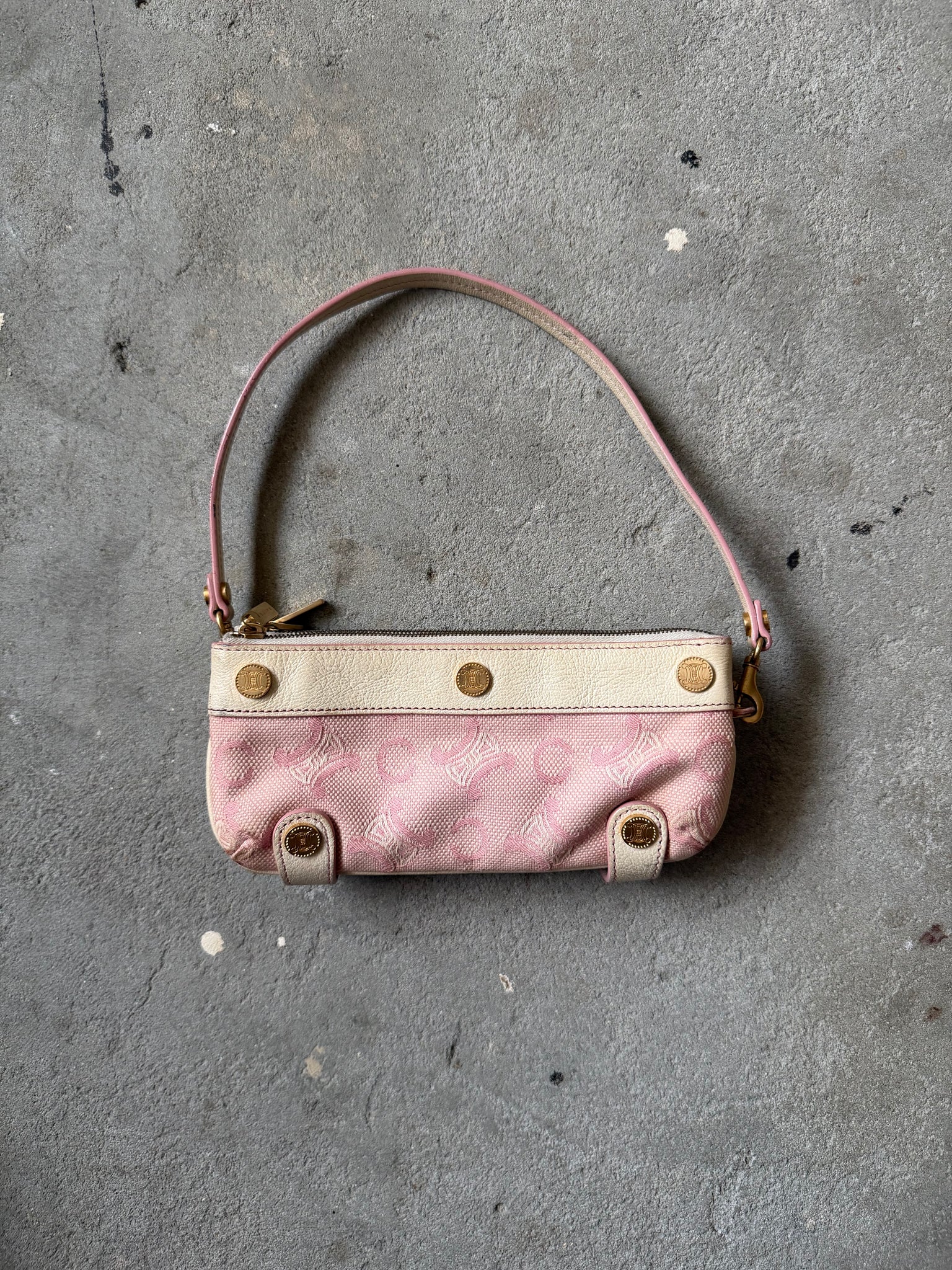 Celine Macadam Shoulder Bag Pink
