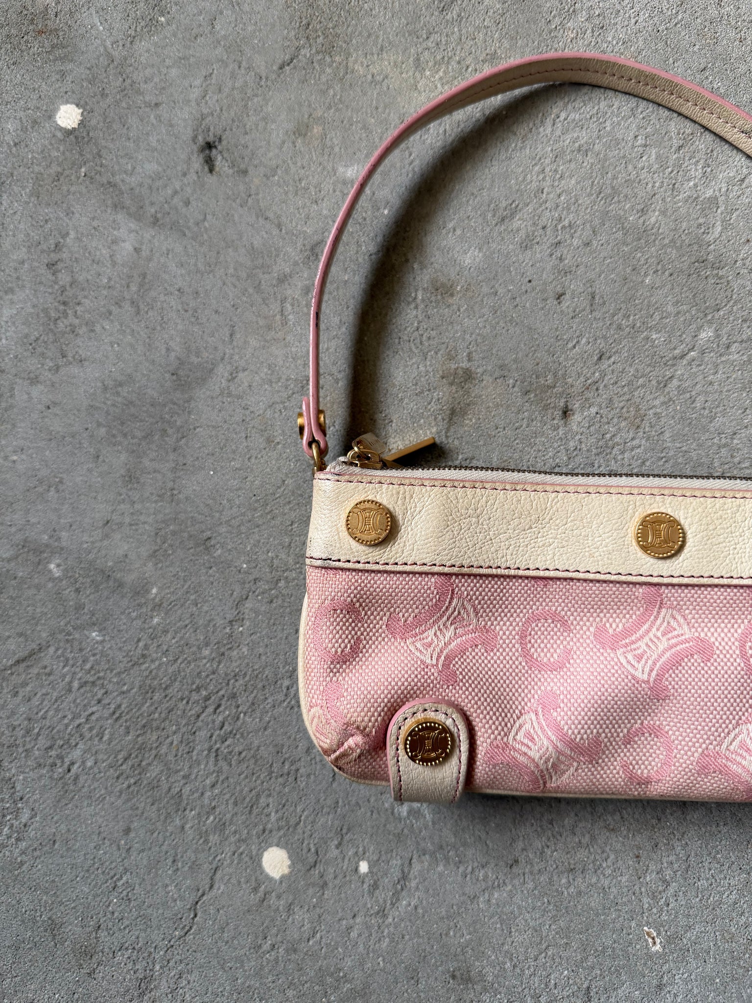 Celine Macadam Shoulder Bag Pink