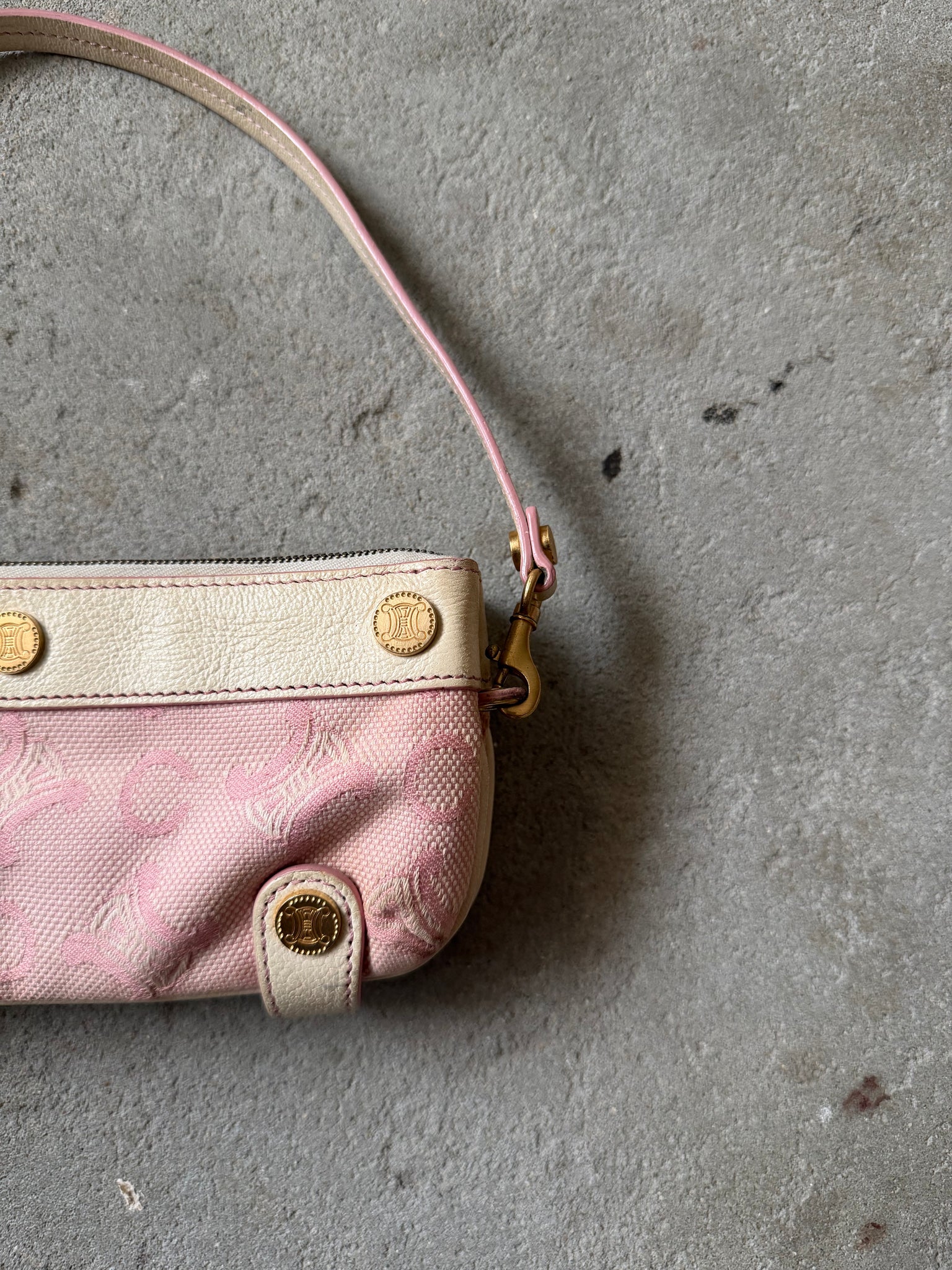 Celine Macadam Shoulder Bag Pink