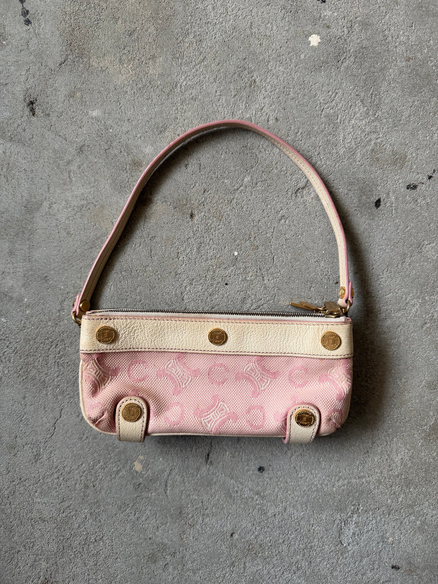 Celine Macadam Shoulder Bag Pink