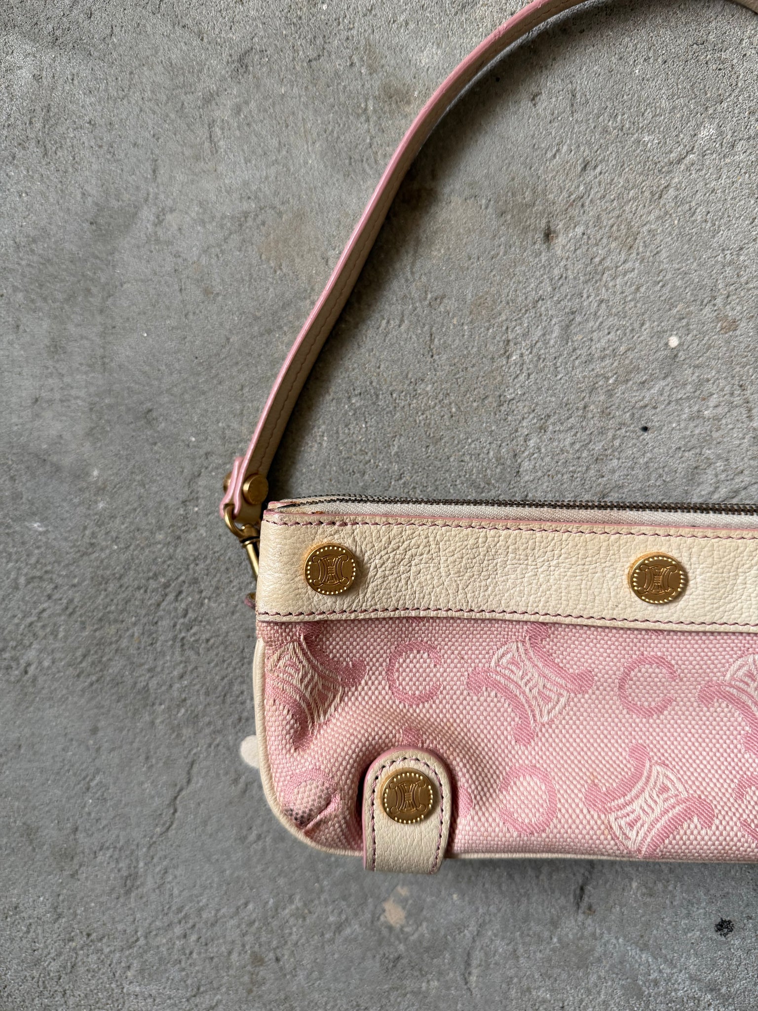 Celine Macadam Shoulder Bag Pink