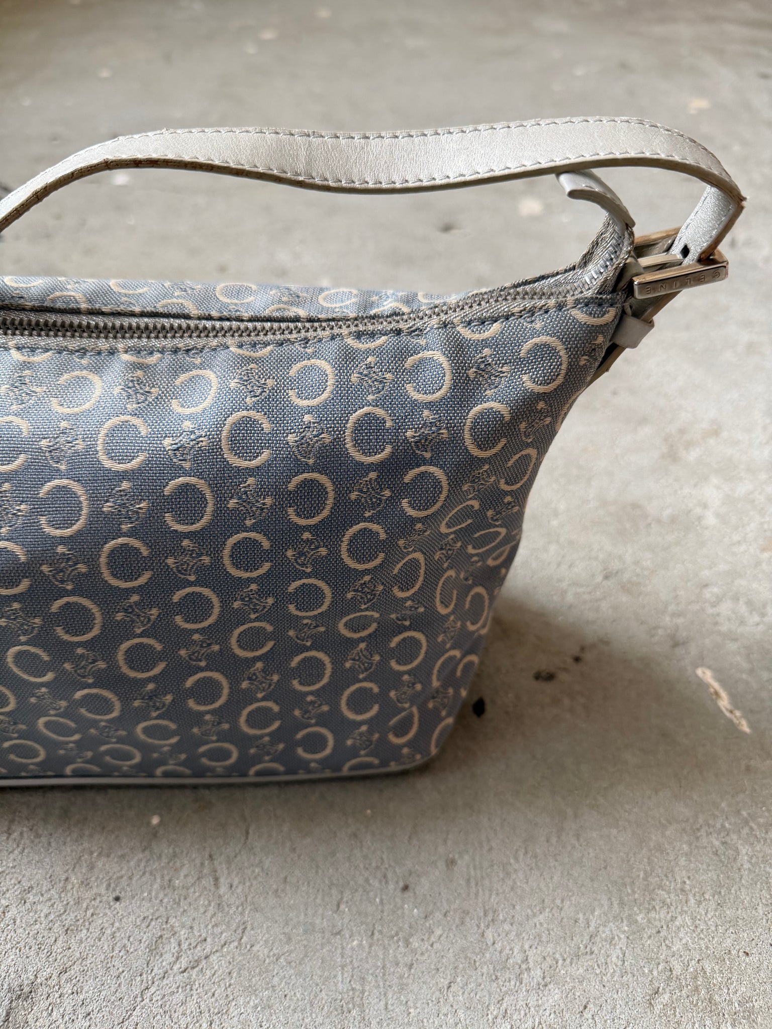 Celine Macadam Shoulder Bag Blue