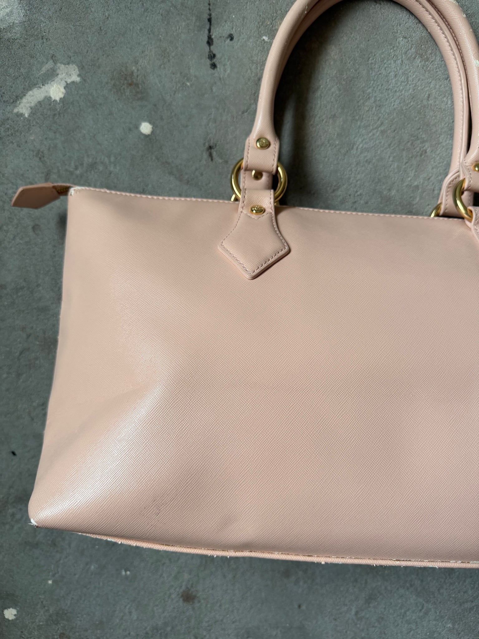 Vivienne Westwood Orb Leather Shoulder Bag Pink