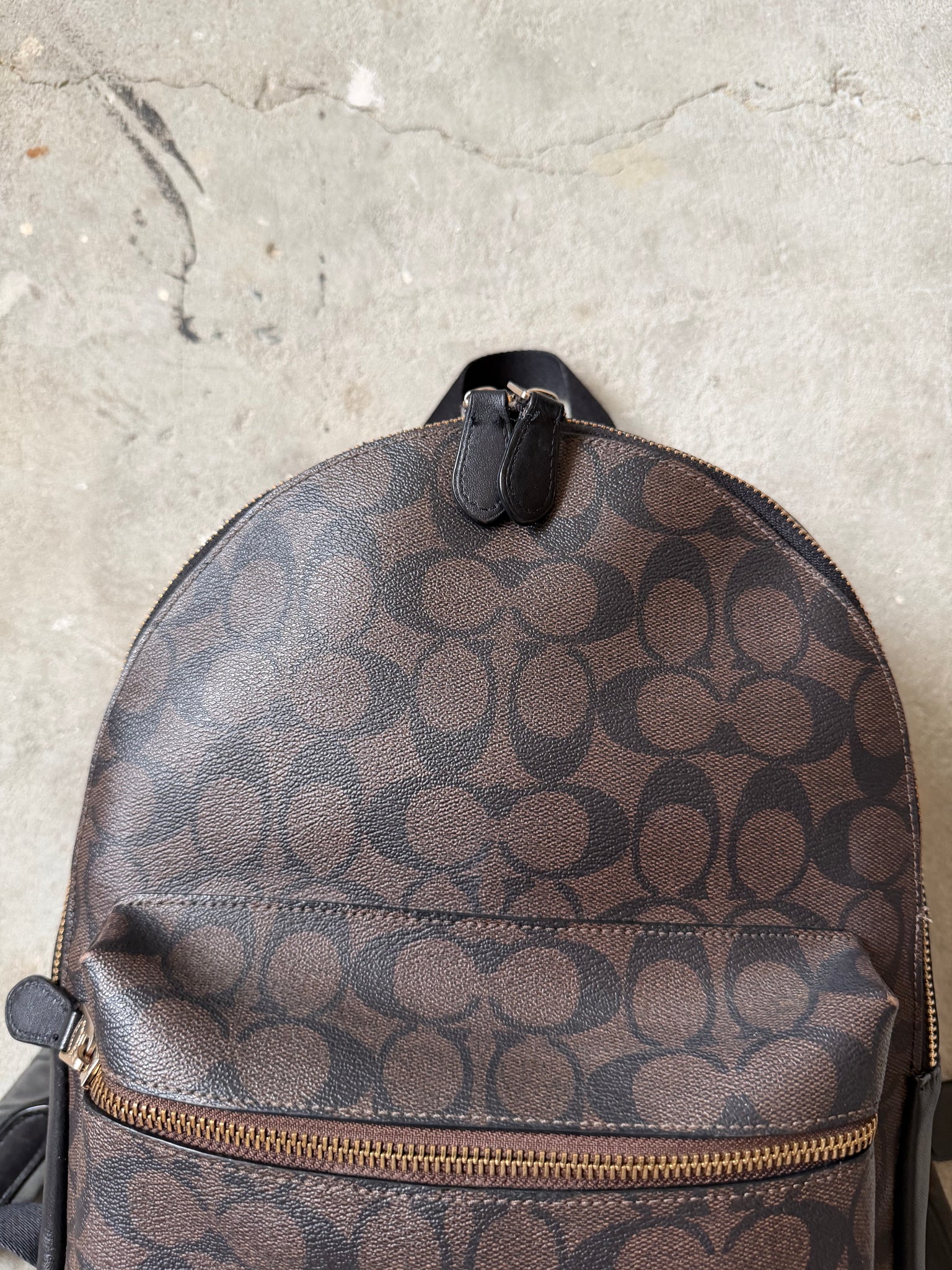 Coach Signature Charlie Backpack Brown/Black