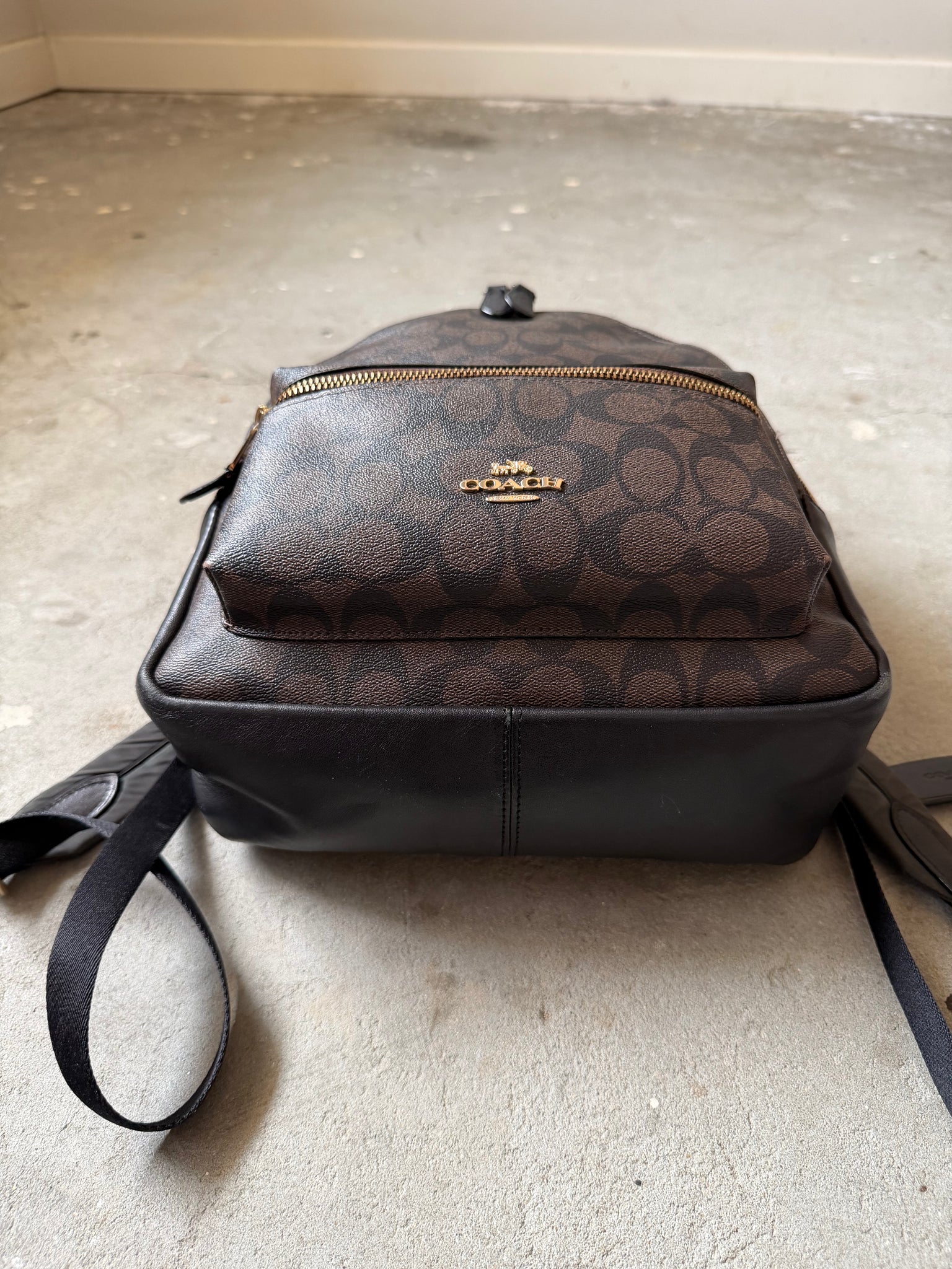 Coach Signature Charlie Backpack Brown/Black