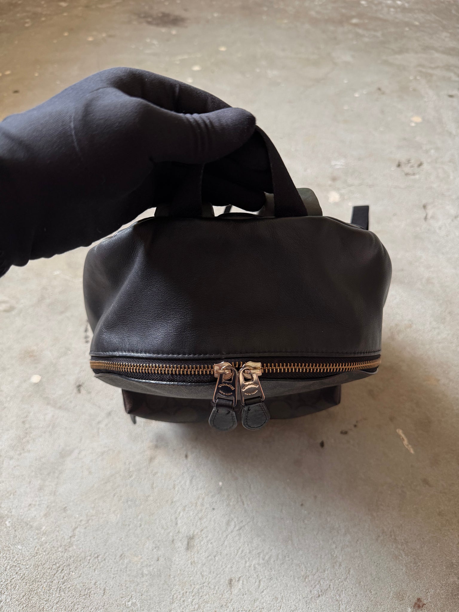 Coach Signature Charlie Backpack Brown/Black