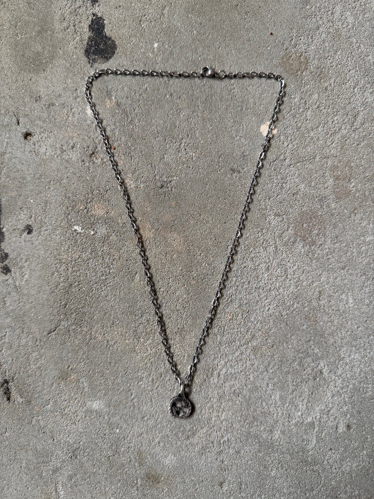 Gucci GG Interlocking Necklace Silver