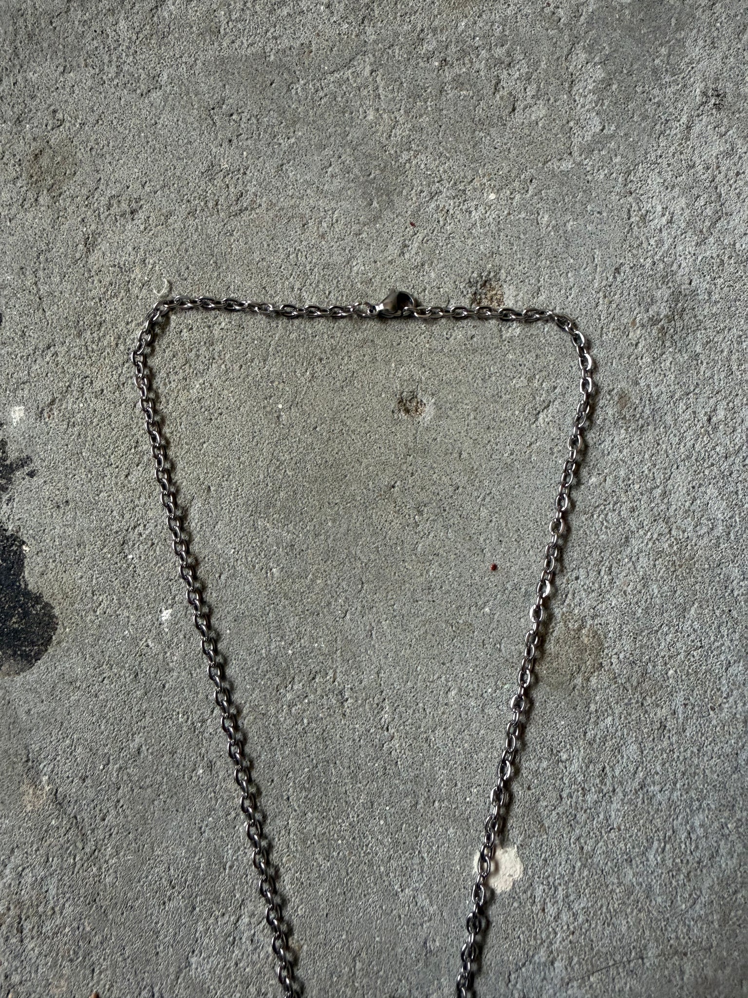 Gucci GG Interlocking Necklace Silver