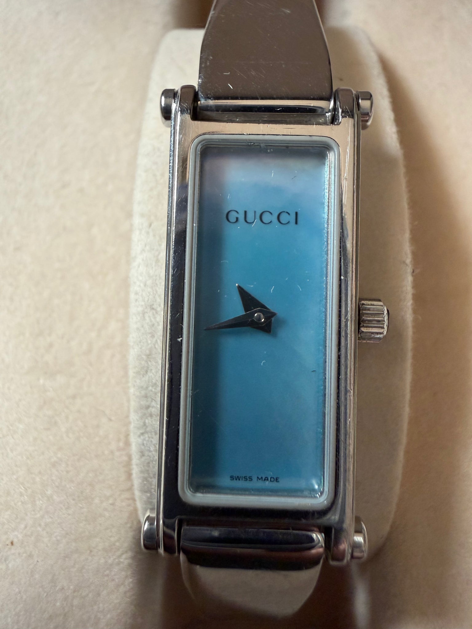 Gucci 1500L Sky Blue Dial Watch