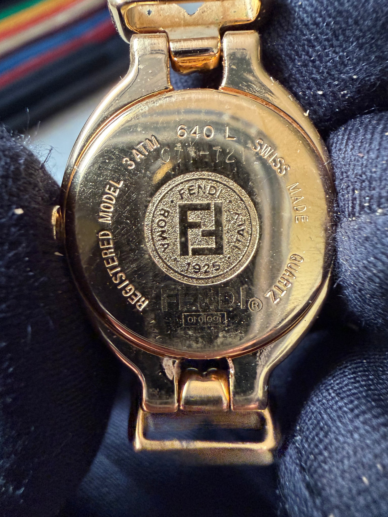 Fendi 640L Chameleon Interchangeable Strap Watch