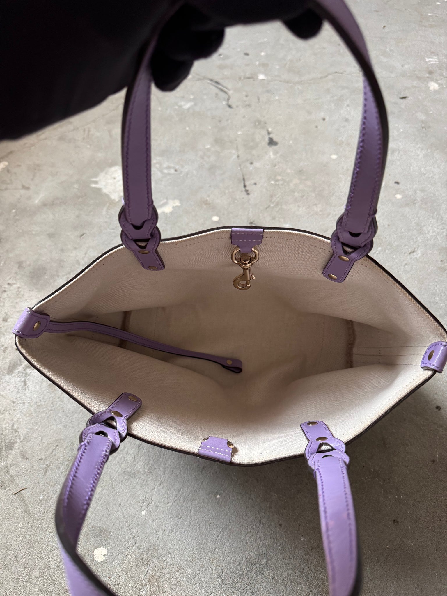Gucci GG Monogram Canvas Purple Bag