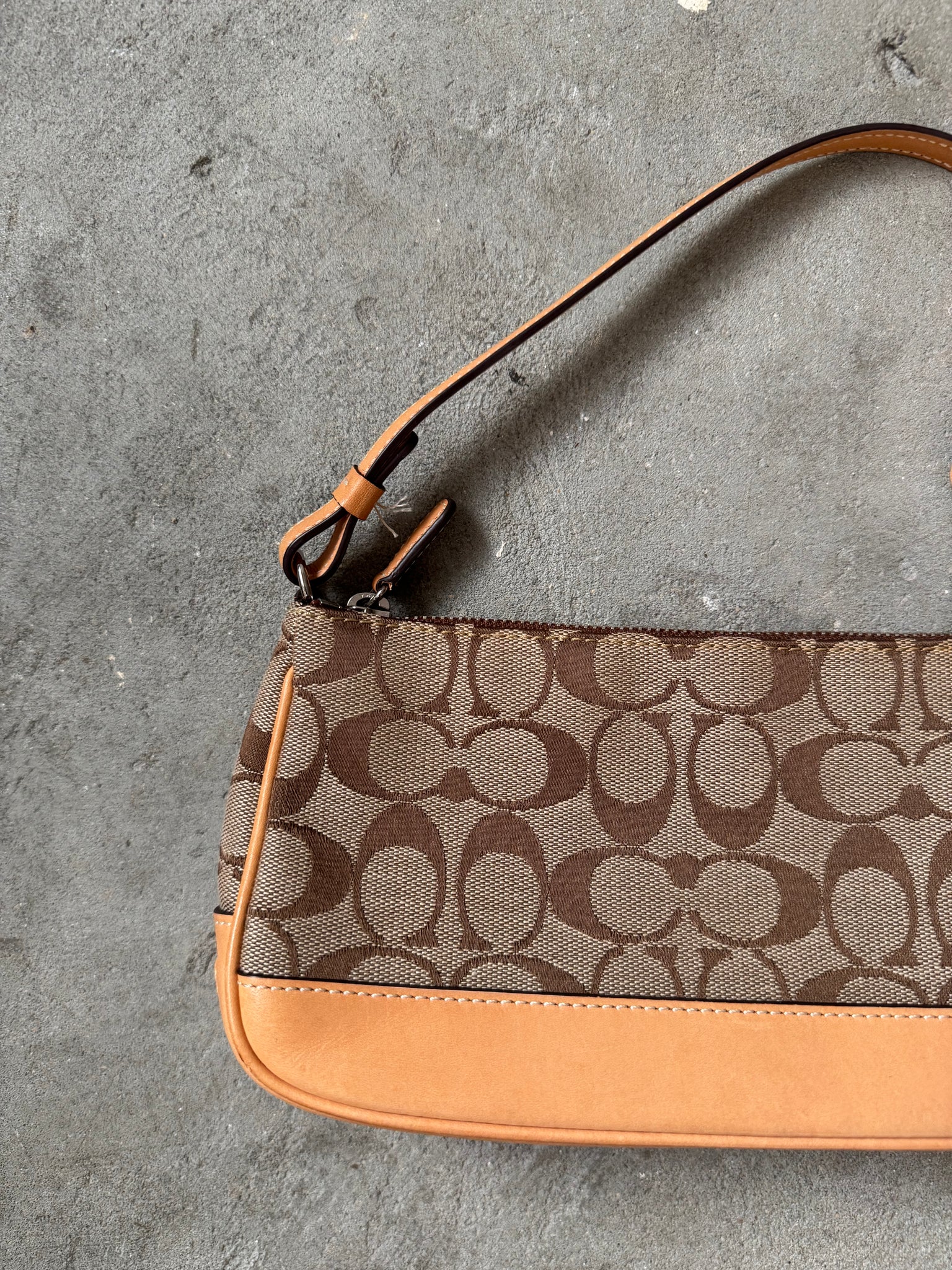 Coach Y2K Demi Shoulder Bag Tan