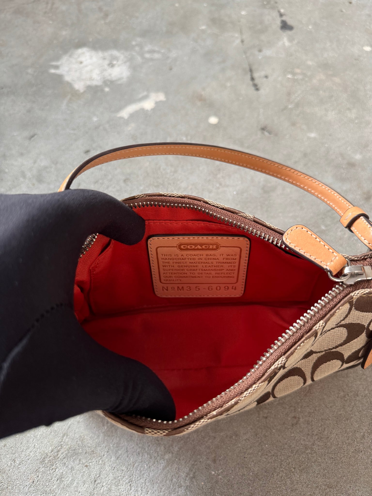 Coach Y2K Demi Shoulder Bag Tan