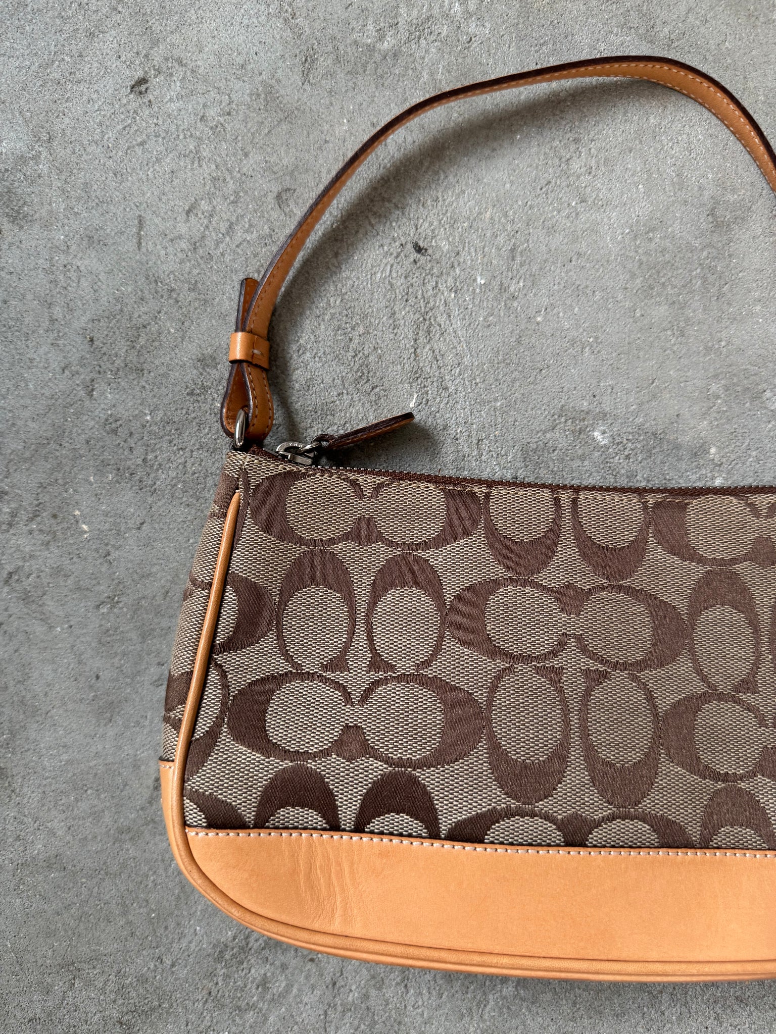 Coach Y2K Demi Shoulder Bag Tan
