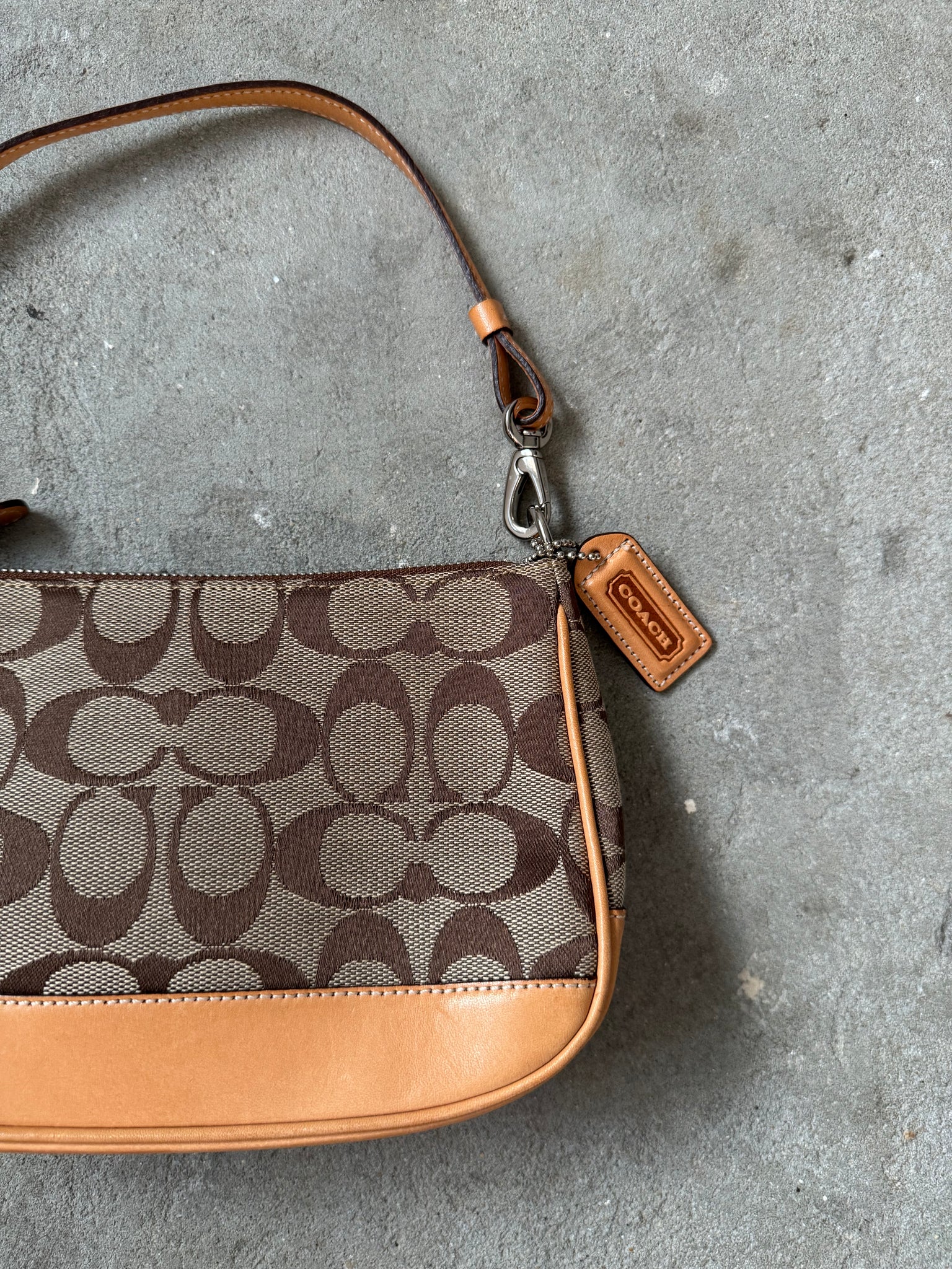 Coach Y2K Demi Shoulder Bag Tan