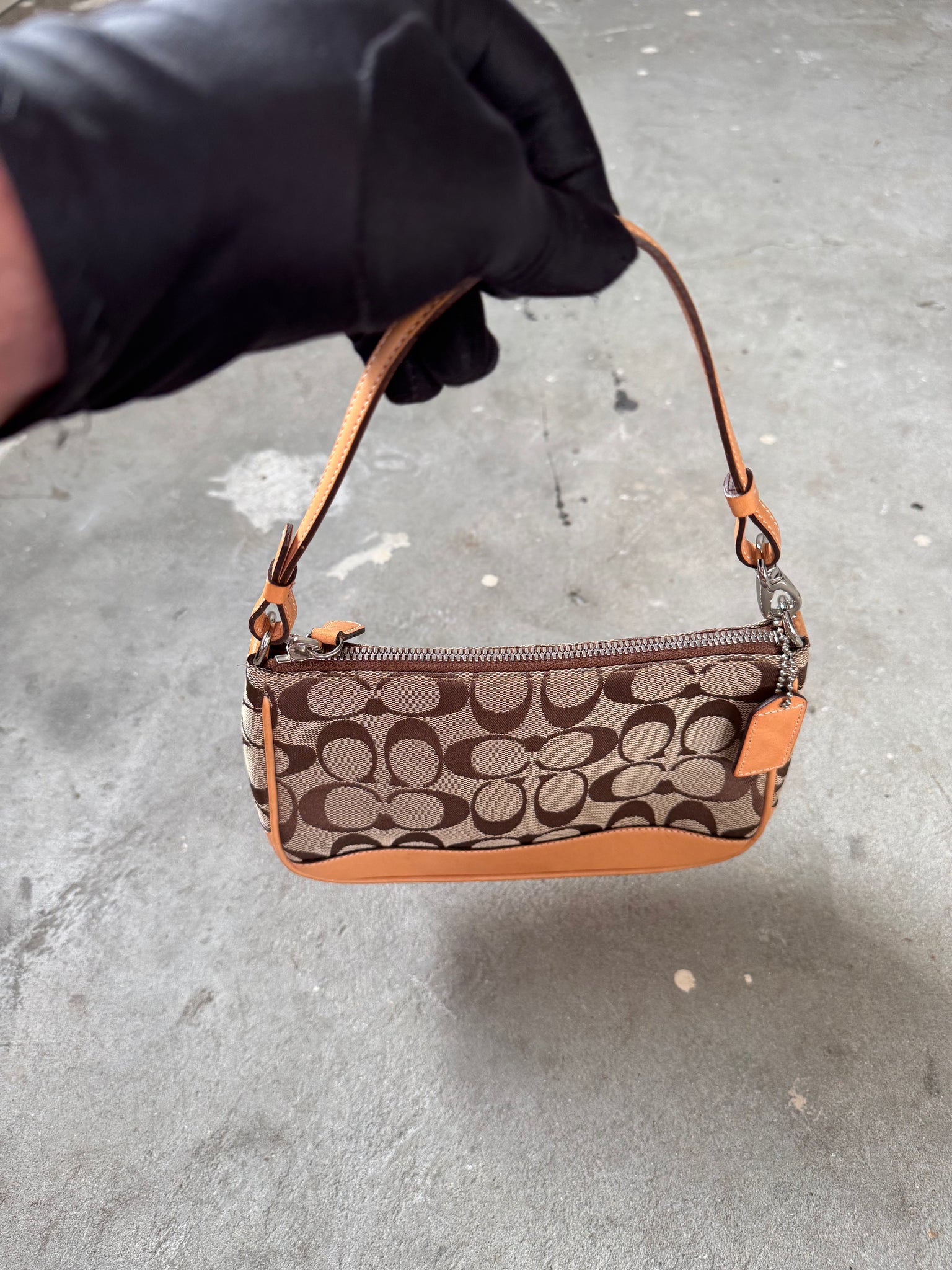 Coach Y2K Demi Shoulder Bag Tan
