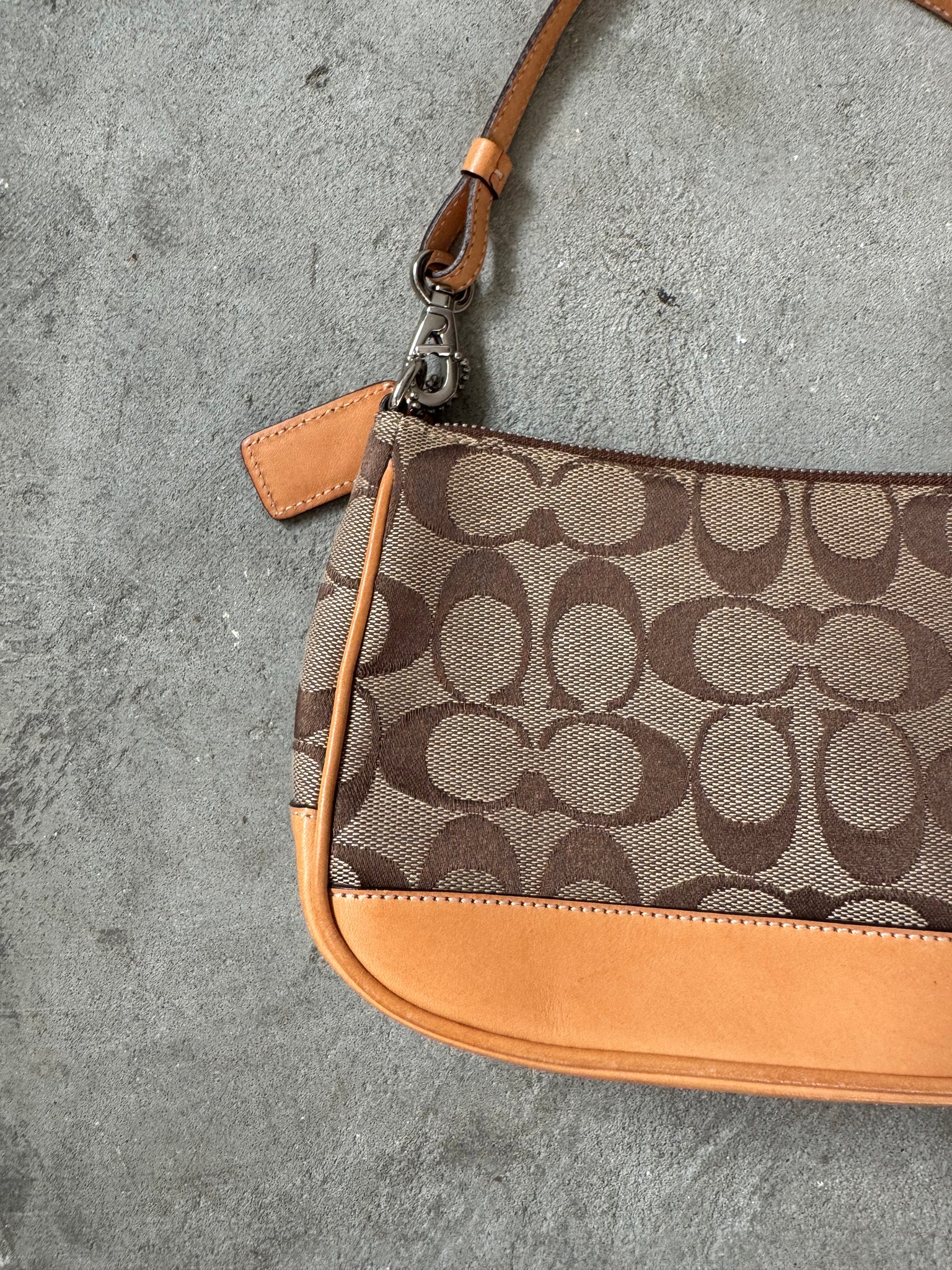 Coach Y2K Demi Shoulder Bag Tan