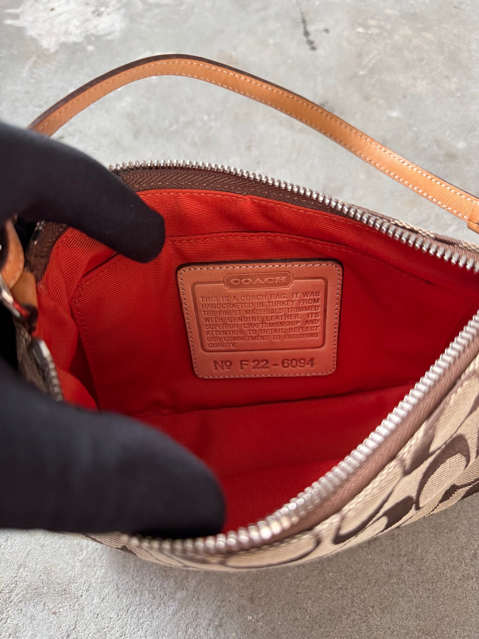Coach Y2K Demi Shoulder Bag Tan