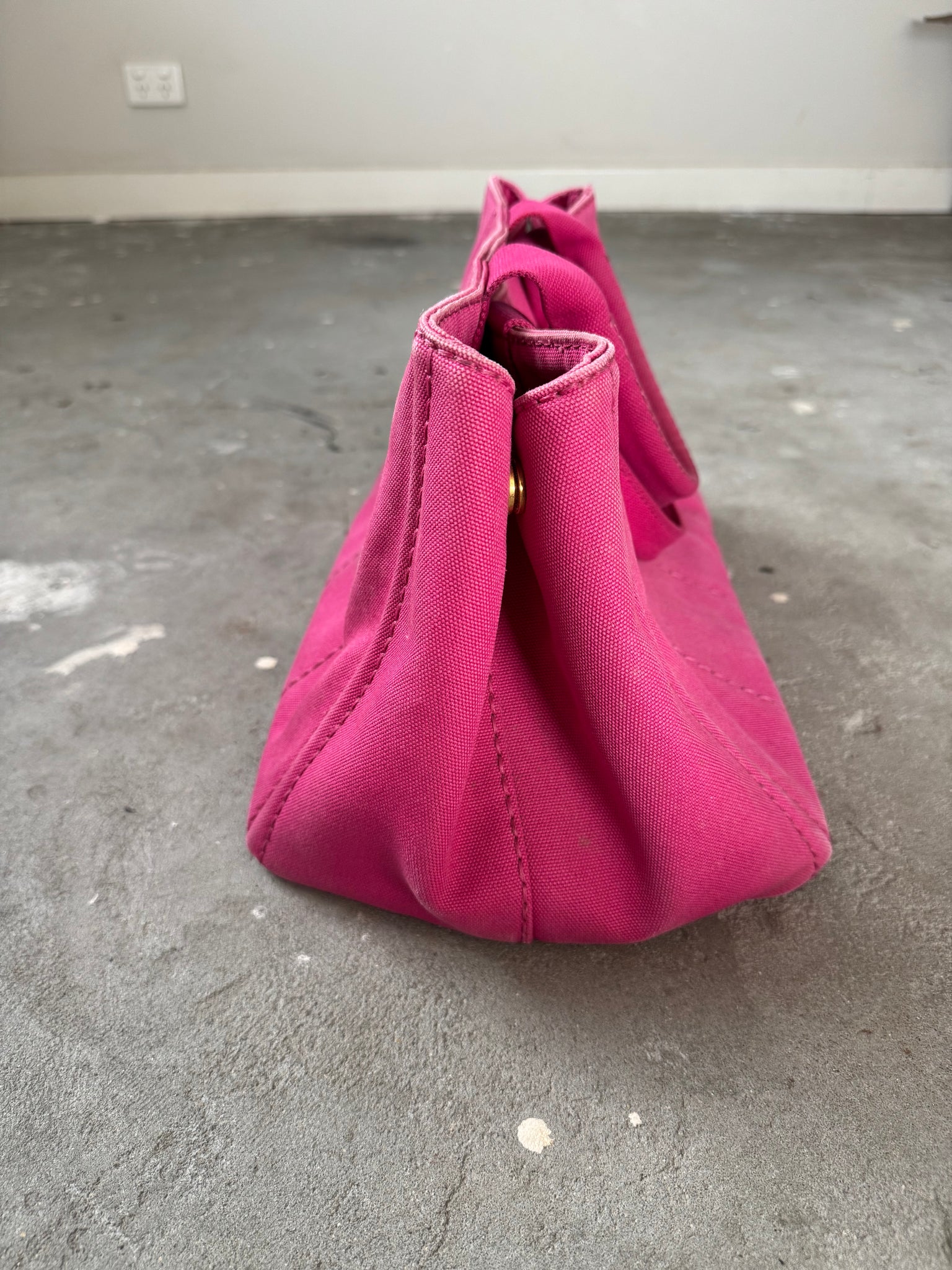 Prada Canapa Large Tote Bag Pink