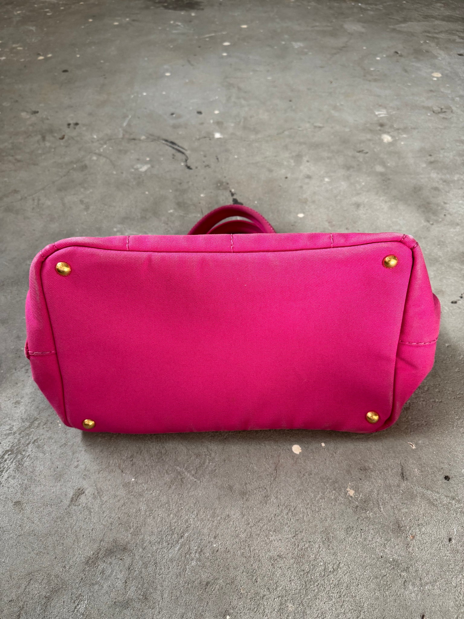 Prada Canapa Large Tote Bag Pink
